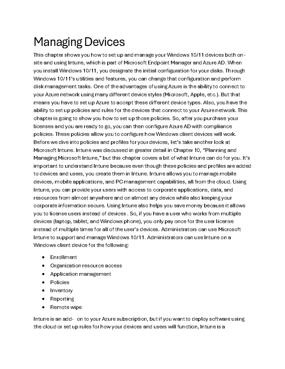 Plan and Implement Device Compliance Policies in Intune and Azure AD ...