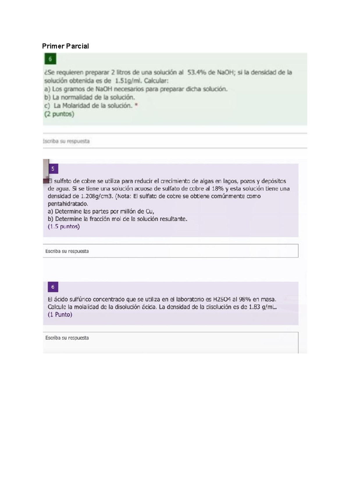 Exámenes Primer y Segundo Parcial: Resumen y Claves Estudio - Document Preview