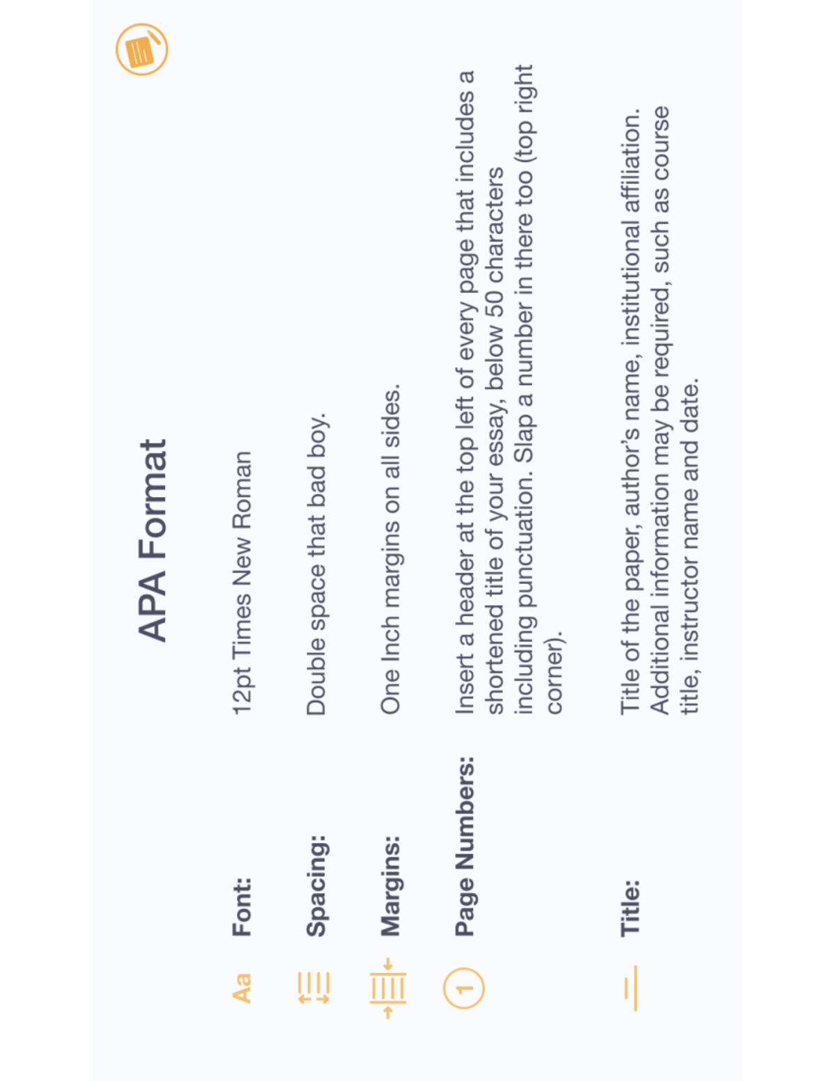 APA format - ENGL 1561 - APA Format Aa Font: 12pt Times New Roman ...