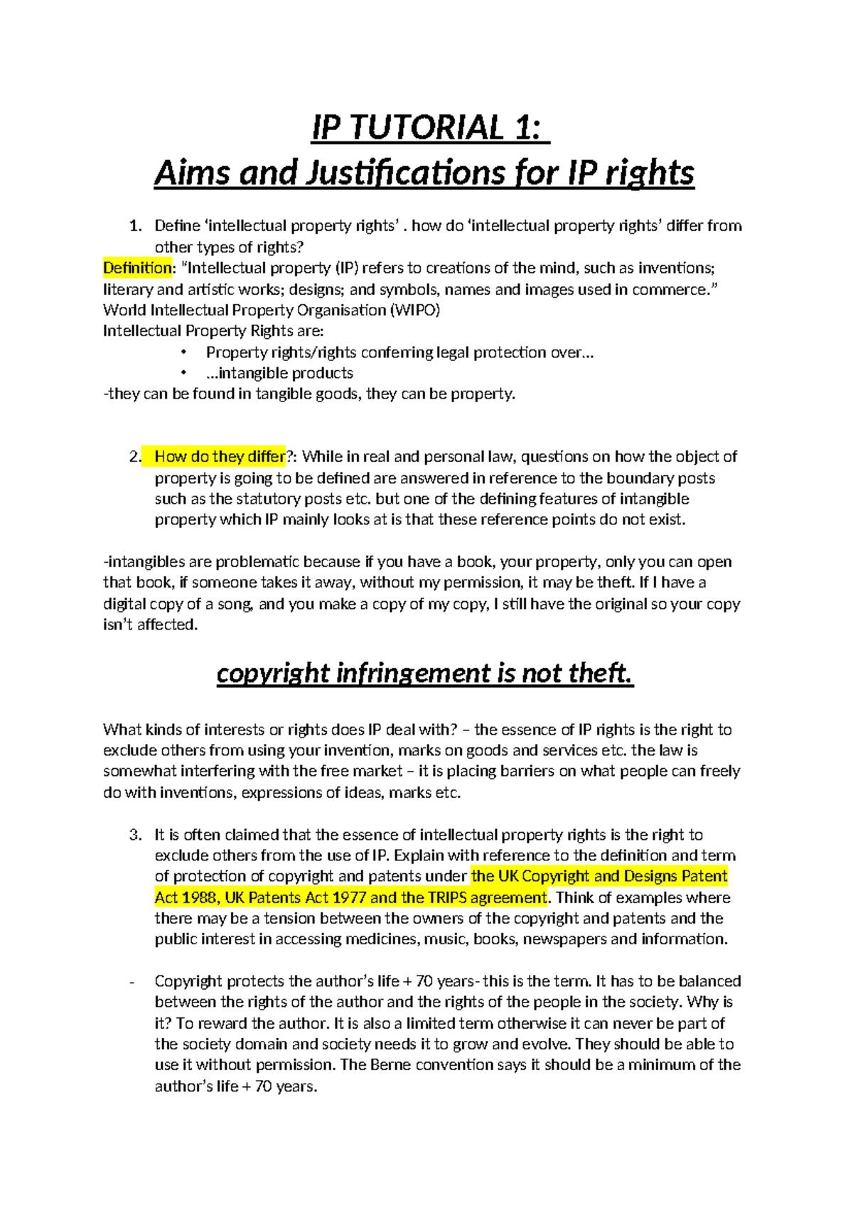 IP Tutorial 1: Understanding Intellectual Property Rights and ...