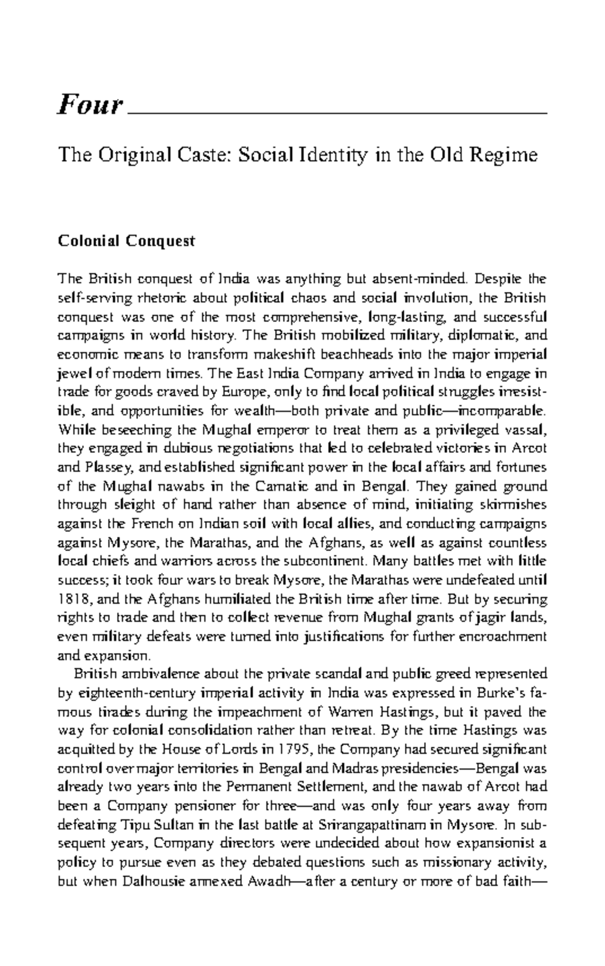 The Original Caste: Social Identity and Power Structures in the Old ...