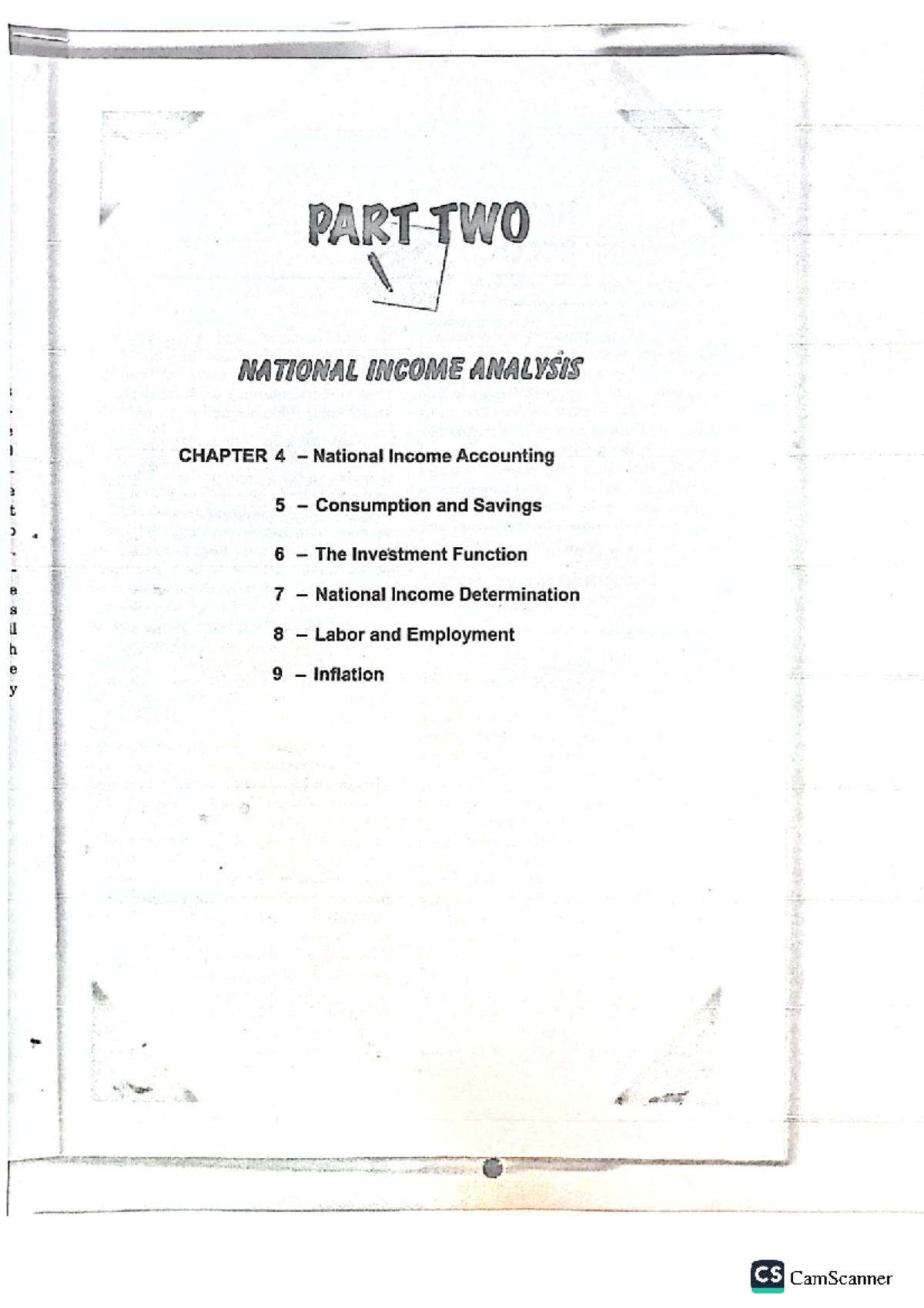 Chapter 4: National Income Accounting - Key Concepts and Analysis - Studocu