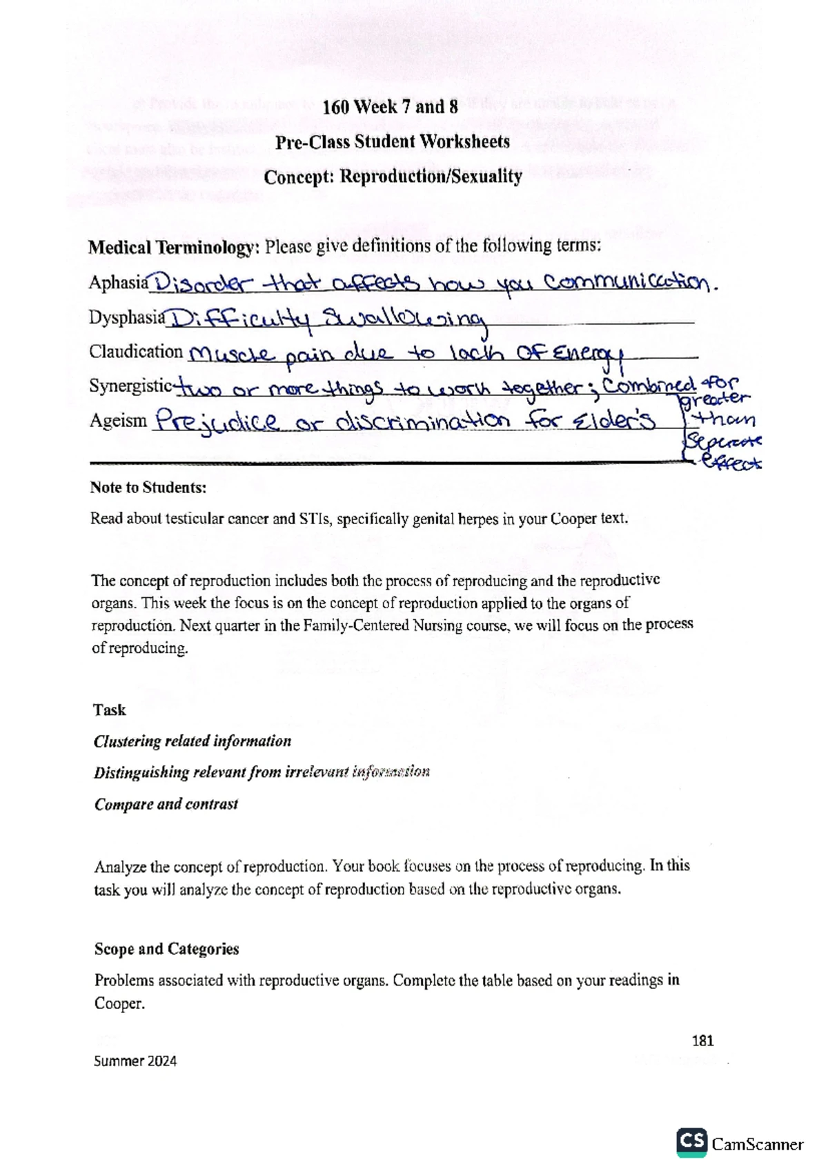 160 Week 9 - Pre-Class Assignment Overview and Guidelines - Studocu