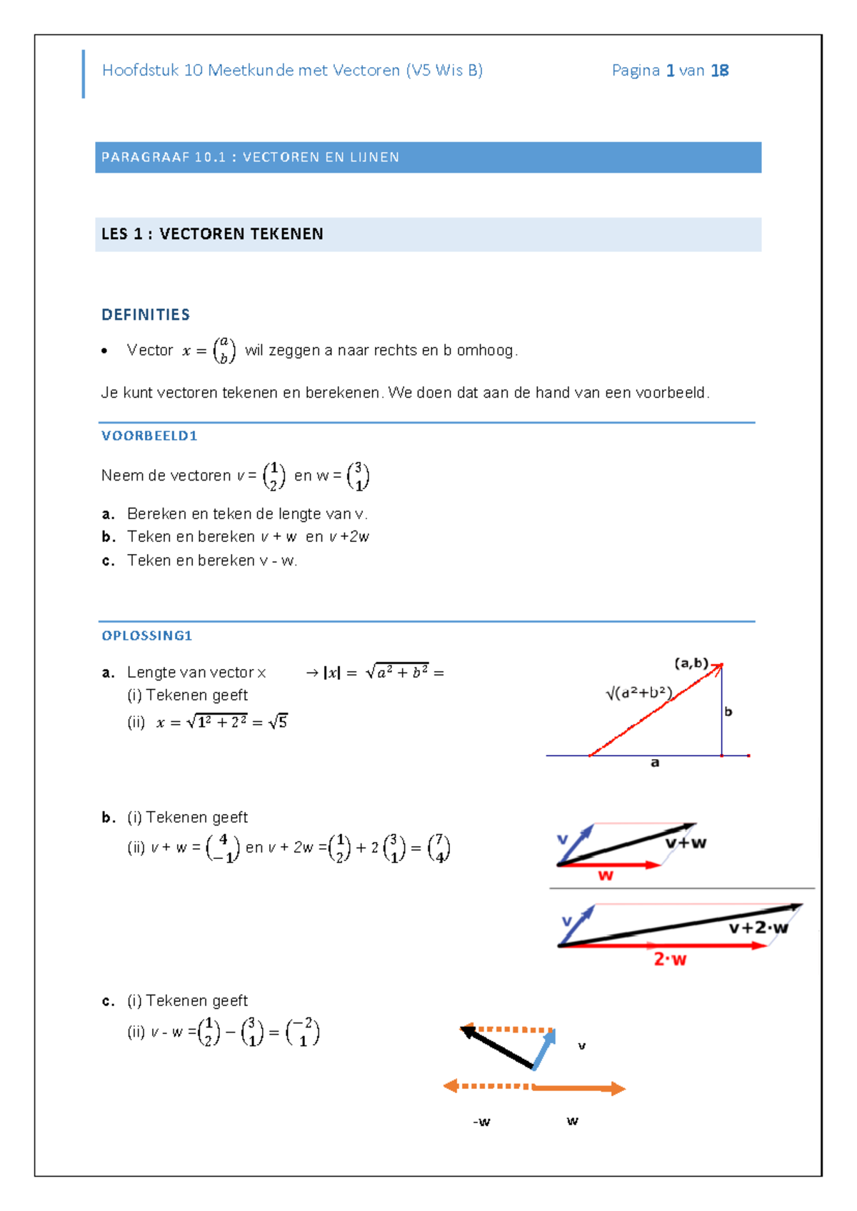 V5 Wiskunde B Final Exam: Meetkunde met Vectoren en Afstanden - Studeersnel