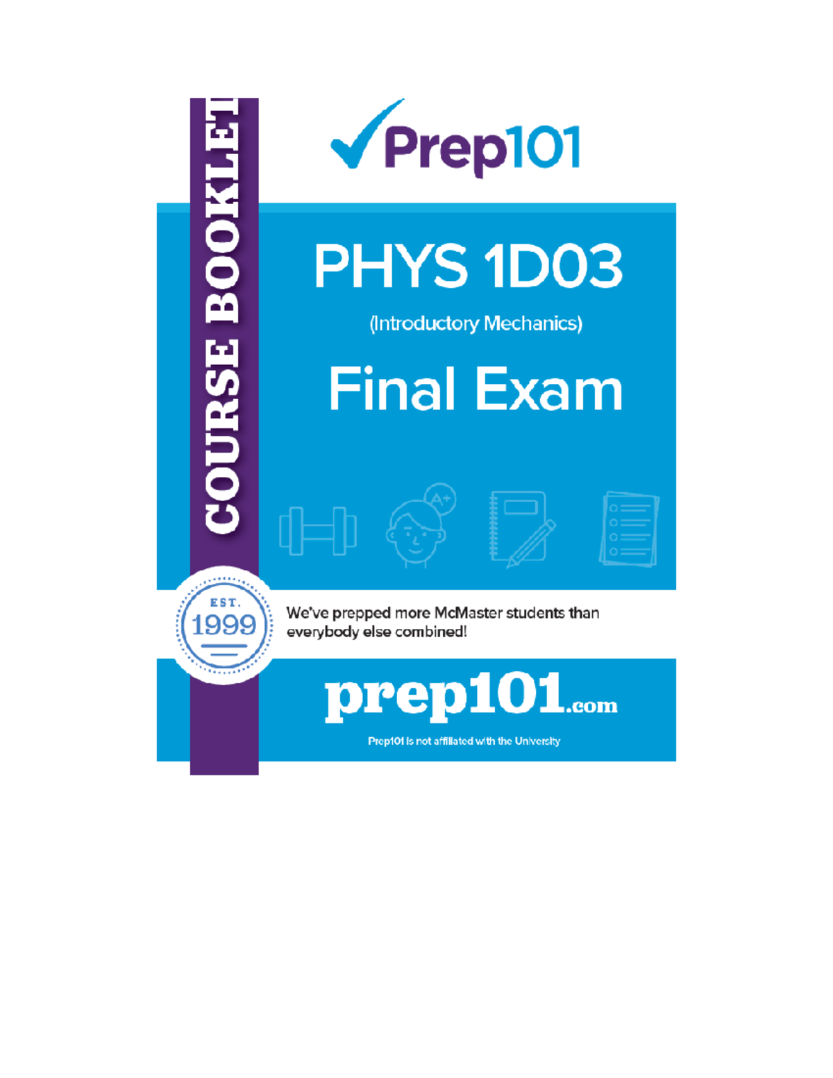 Physics 1D03 Final Exam Study Guide Booklet 2 - Studocu
