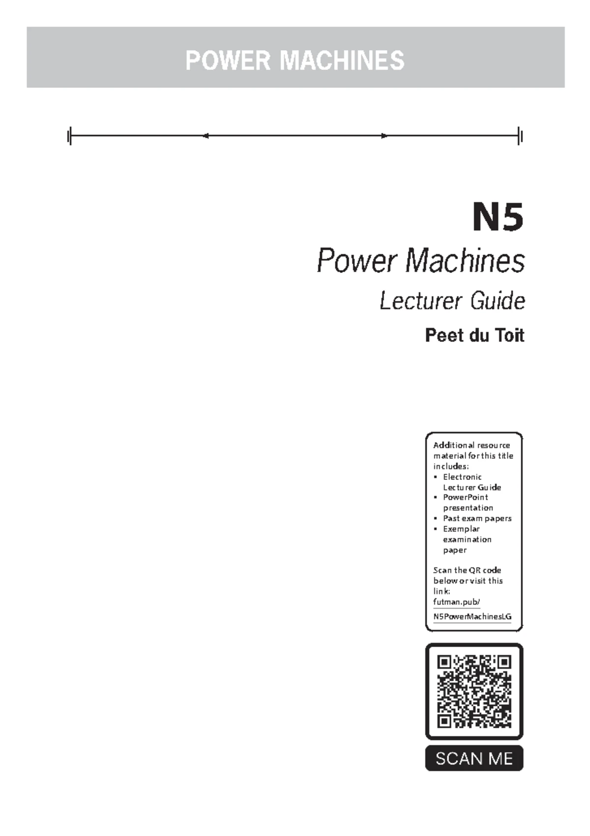 N5 Power Machines Lecturer Guide 2024 Peet Du Toit Studocu