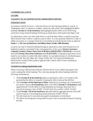 Commercial law 1 course outline - Transfer of property dear intract of ...