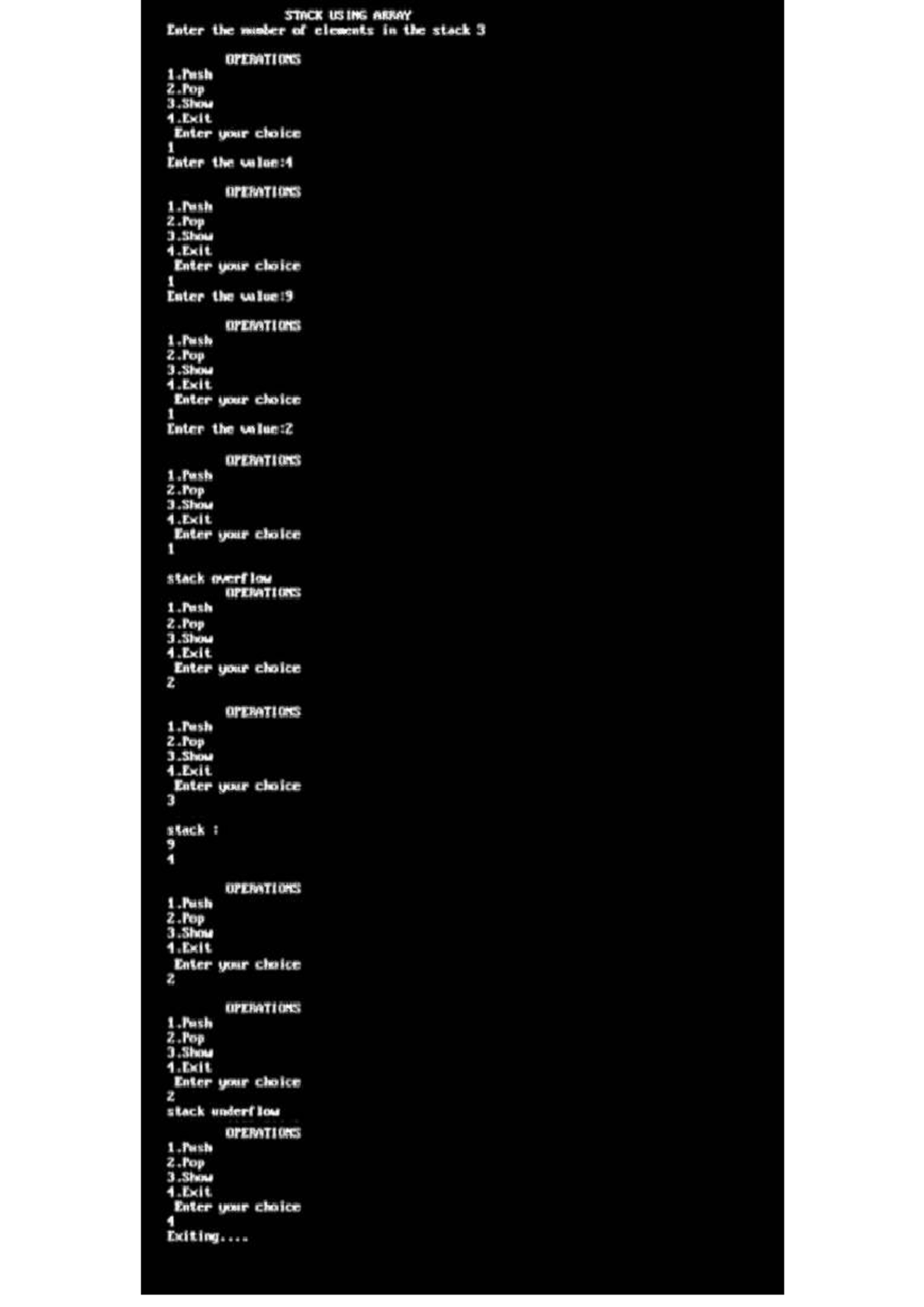 Data Structure Operations in C: Stack, Queue, and Sorting (DSLAB101 ...