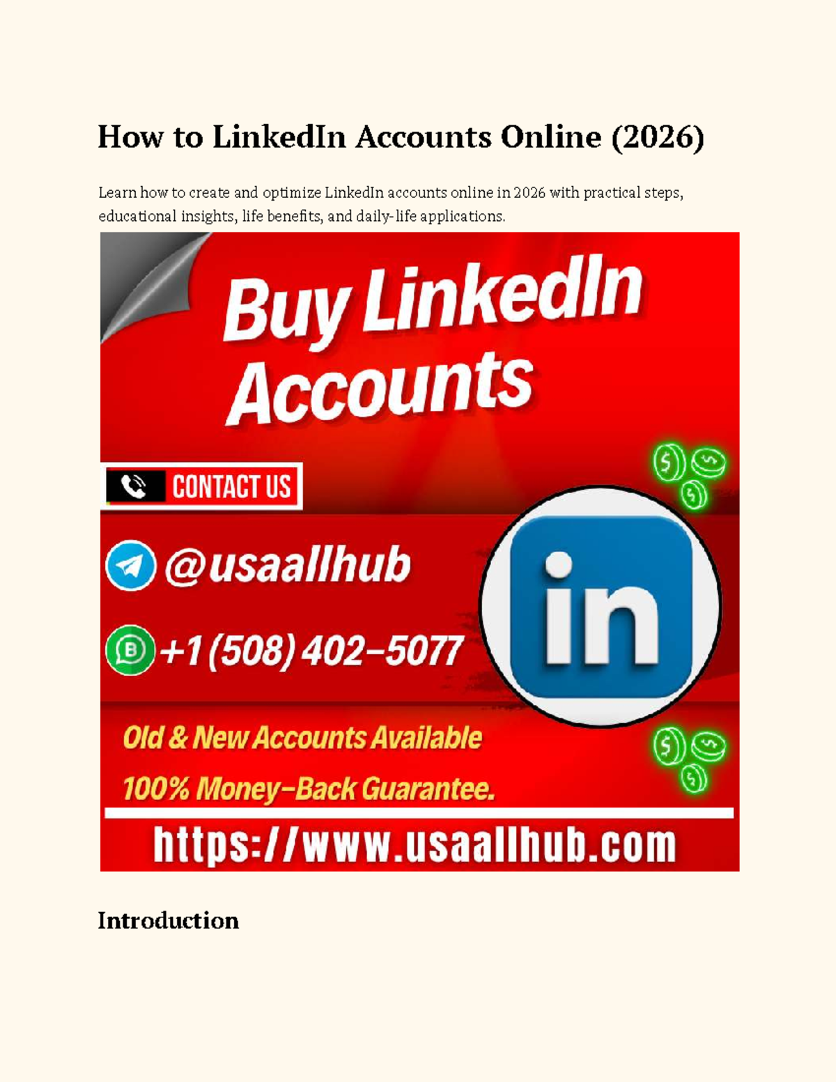 Step-by-Step Guide: How to Create & Optimize LinkedIn Accounts (2026 ...