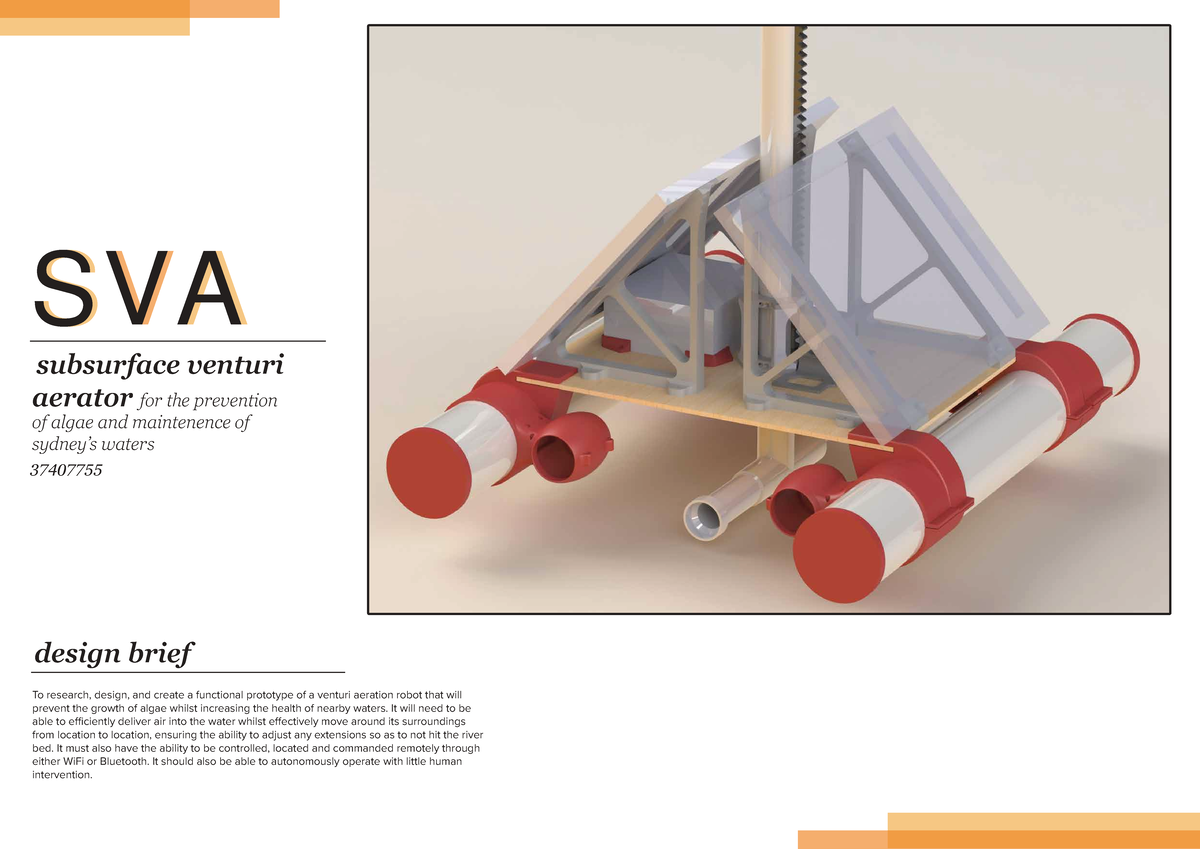 SVA 37407755 Final Design Brief: Venturi Aerator for Algae Control ...
