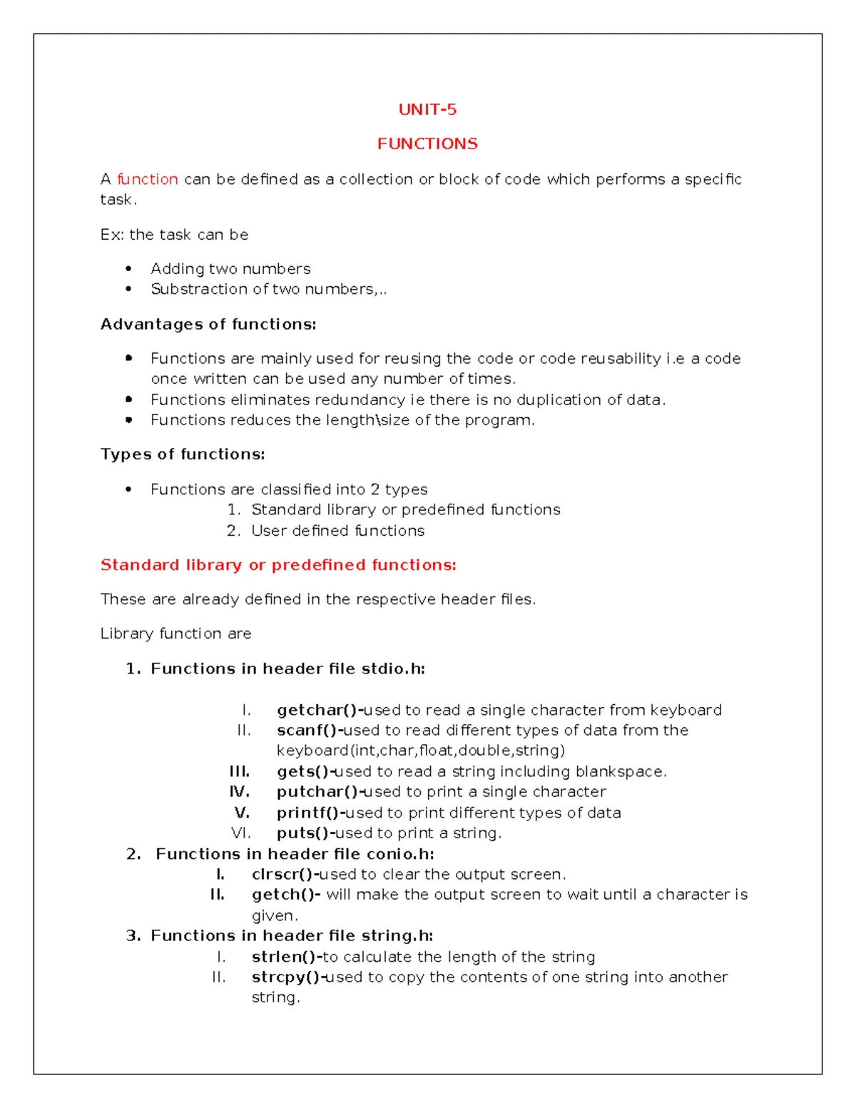 UNIT-2 - Unit - Operators An operator is a symbol that tells the ...