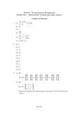 Multivariable calculus and linear algebra - MATH2014 - HKU - Studocu