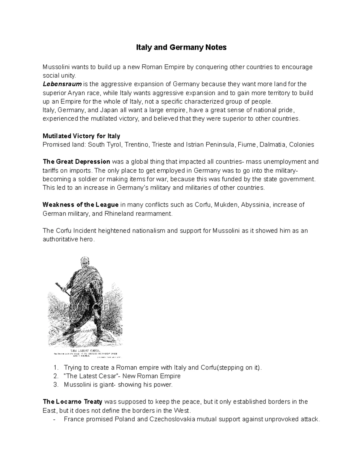 History Paper 2: Examining the Causes & Effects of 20th Century