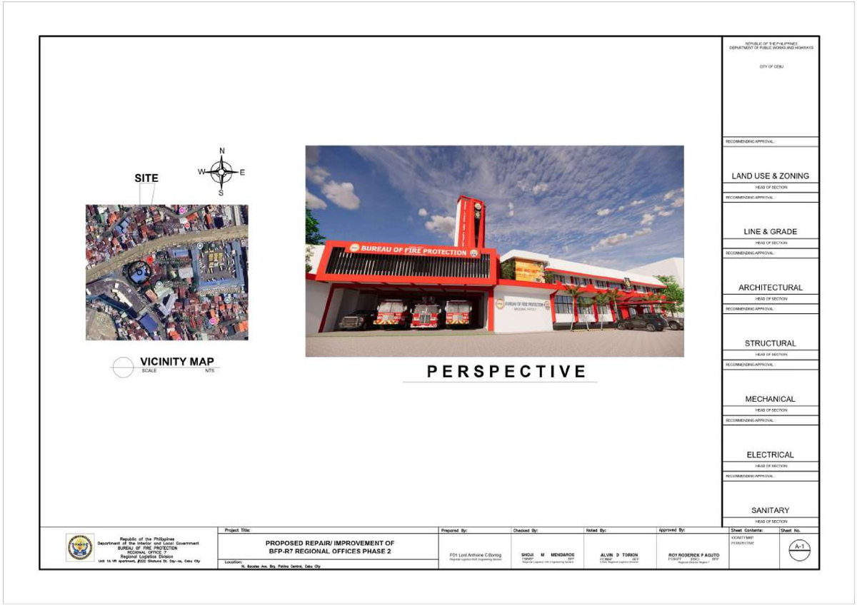 Annex E - Plans for Proposed Improvement of Bureau of Fire Protection ...