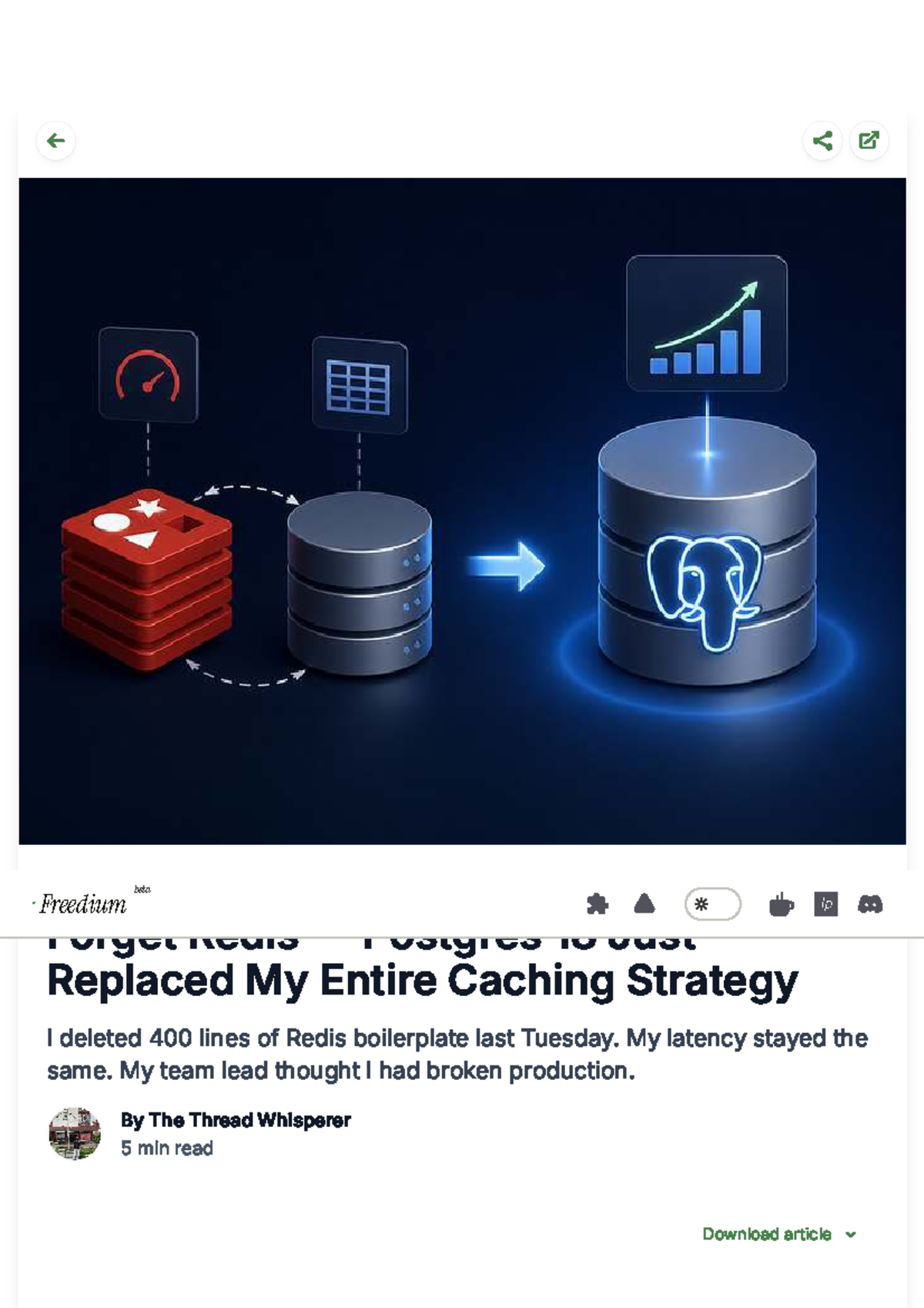 Forget Redis: Postgres 18 Replaces My Caching Strategy - Studocu