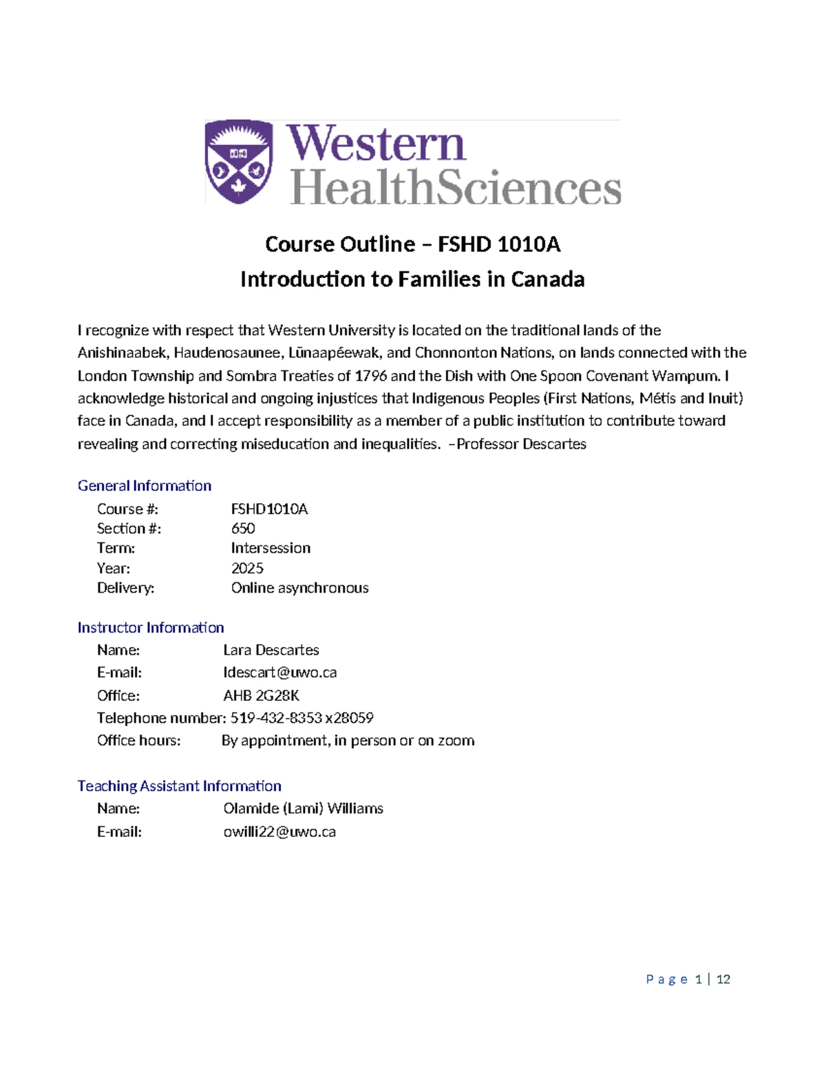 KIN 4433 B - Course Outline for Physiology of Exercise Training - Studocu
