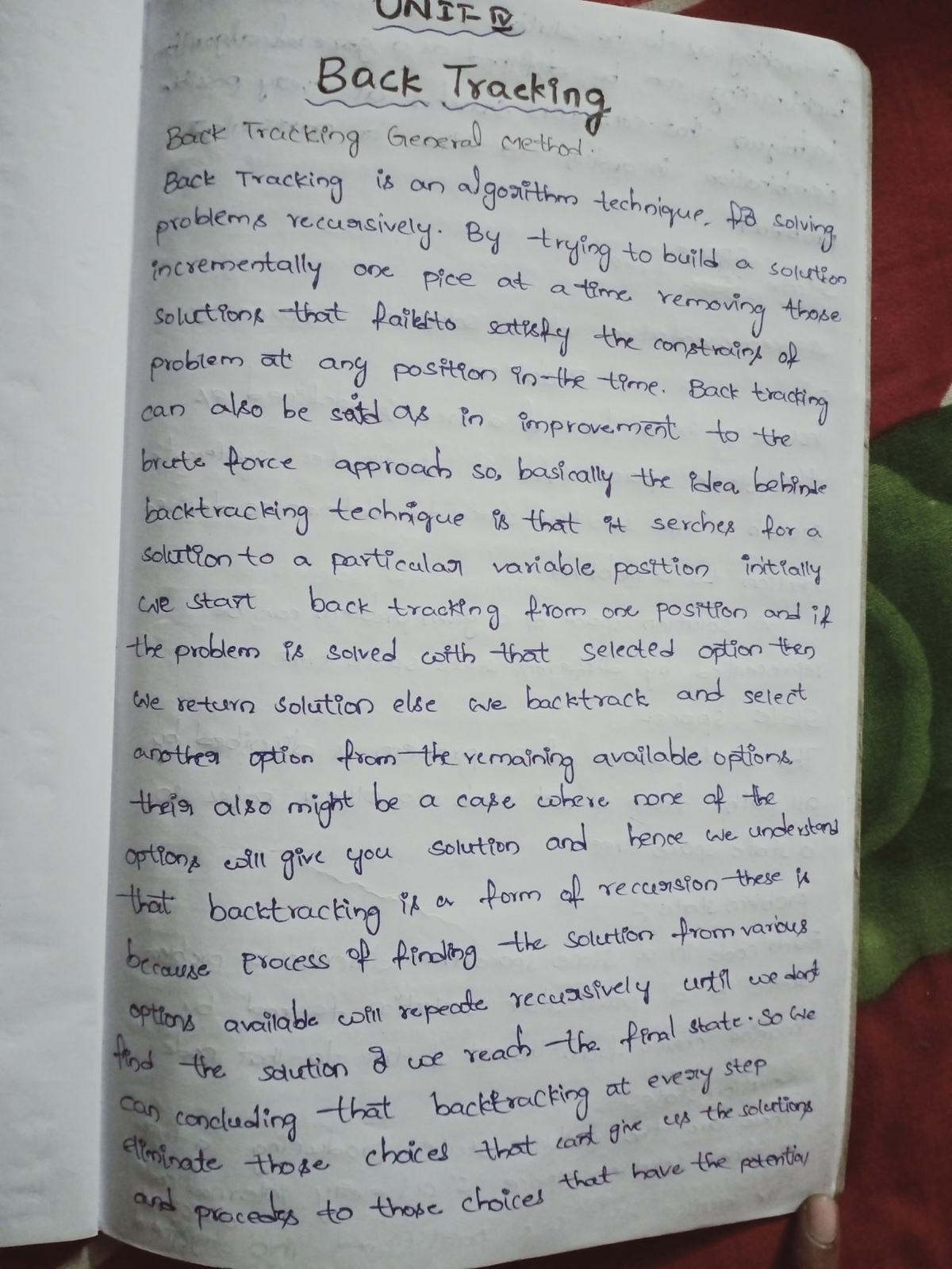 Unit 4 DAA: Backtracking Techniques and Applications in Problem Solving ...