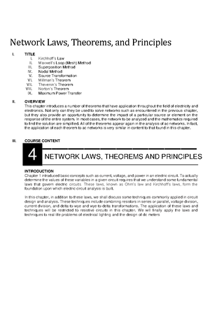 Basic Electrical ideas and Units - LESSON TITLE I. System and Units II ...