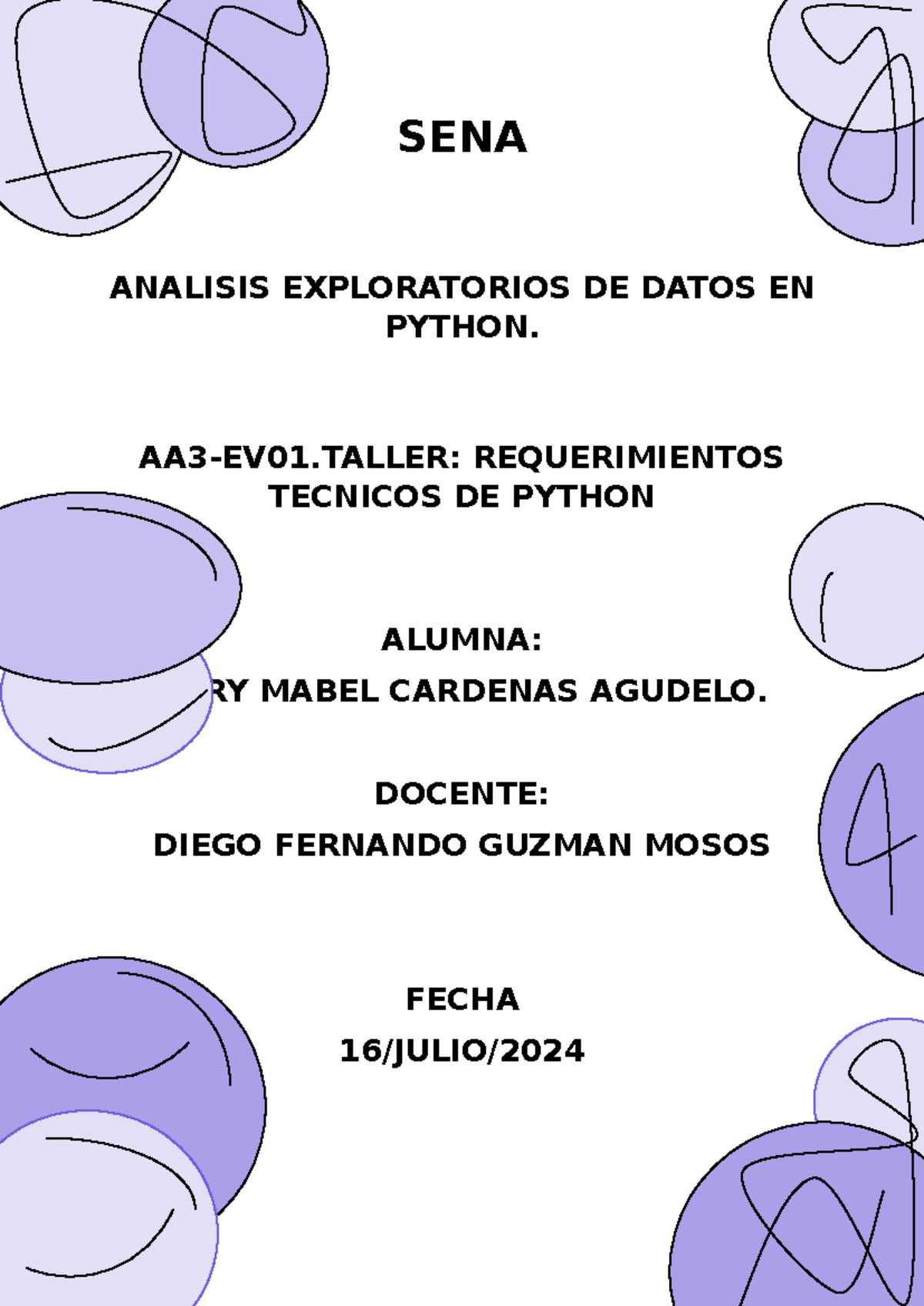 Informe - Análisis Exploratorio de Datos en Python (AA3-EV01) - Studocu