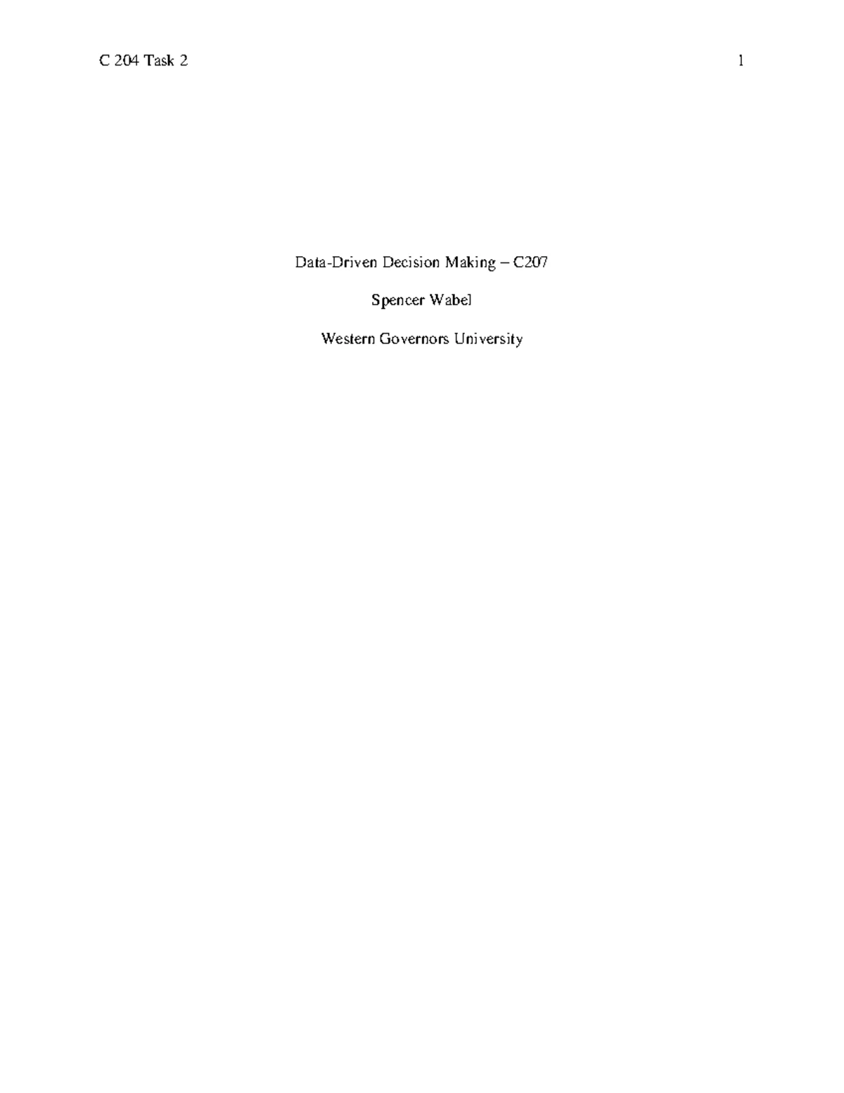 C207- Task 1 - version 4 - TASK 1: LINEAR REGRESSION ANALYSIS C207 ...