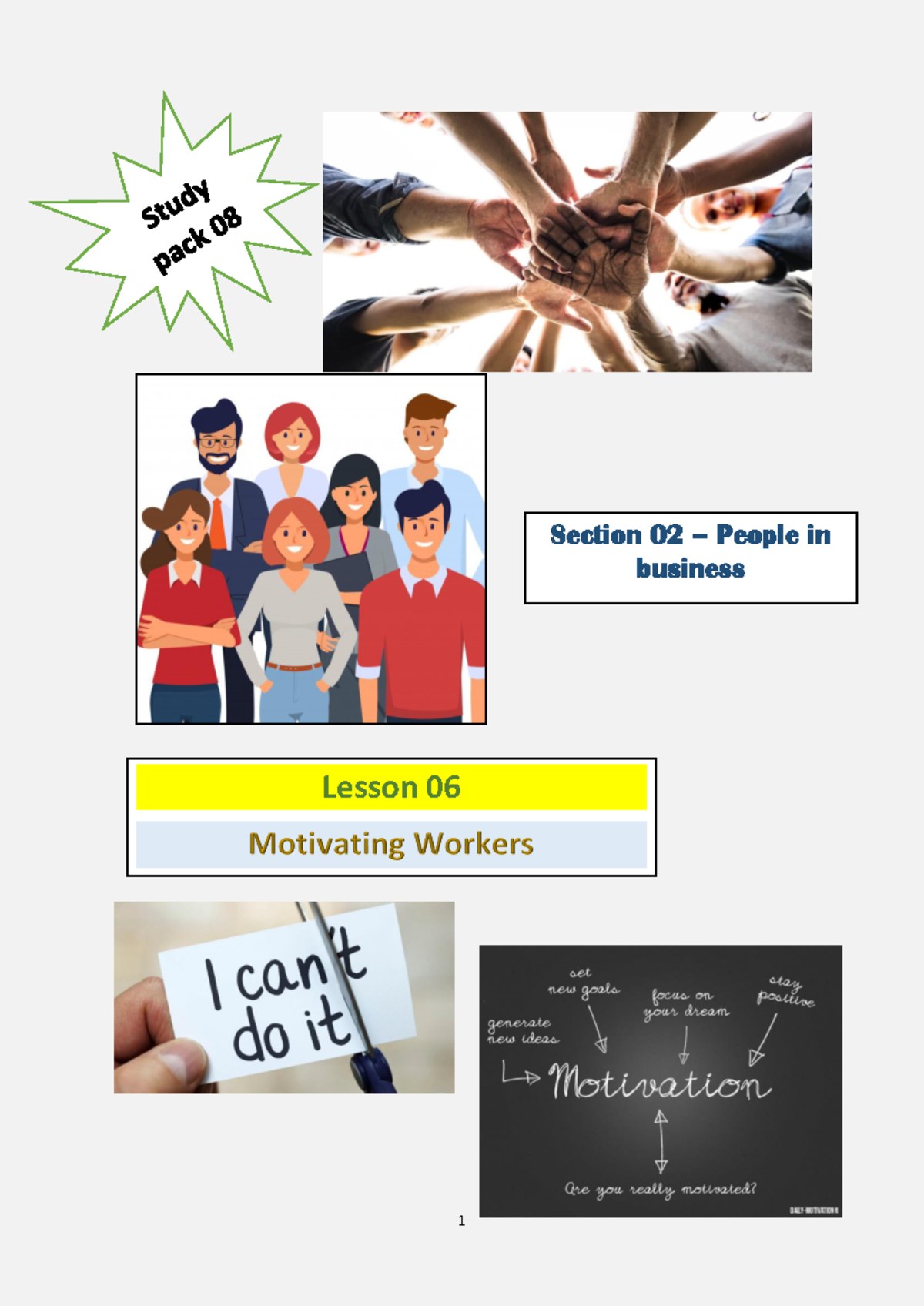 6th Lesson on Motivating Workers: Importance of Workforce Motivation ...