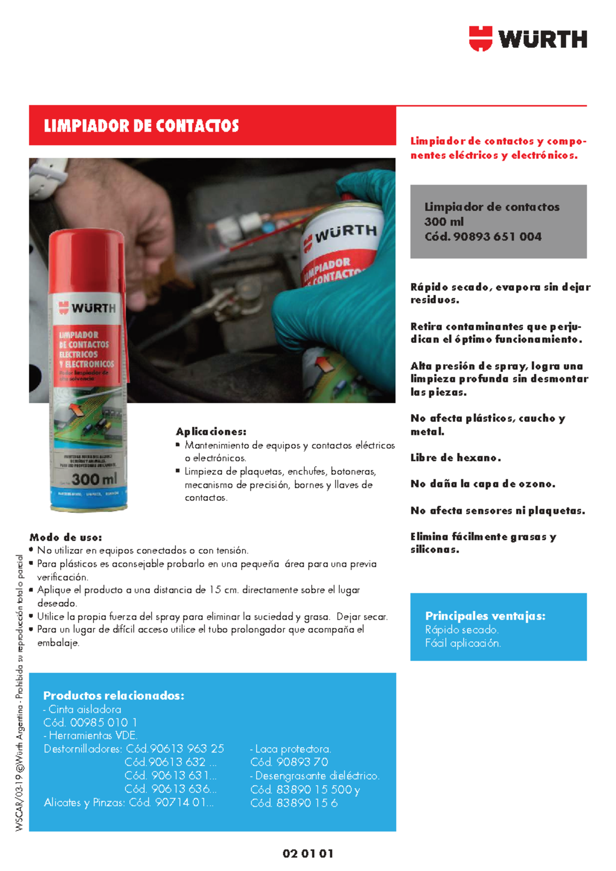 Ficha Técnica del Limpiador de Contactos 300ml - 350101 - Studocu