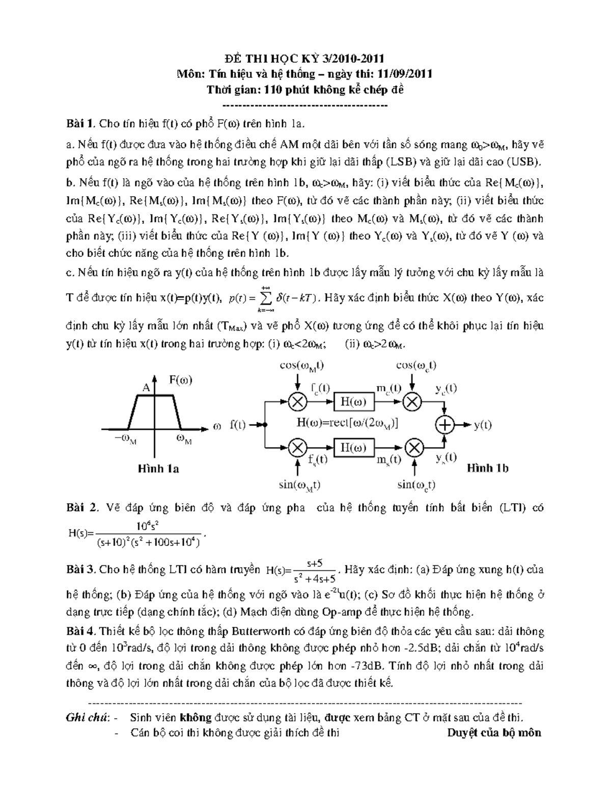 CK 113 - Ho Chi Minh City University of Technology - ð THI H C KỲ 3/ ...