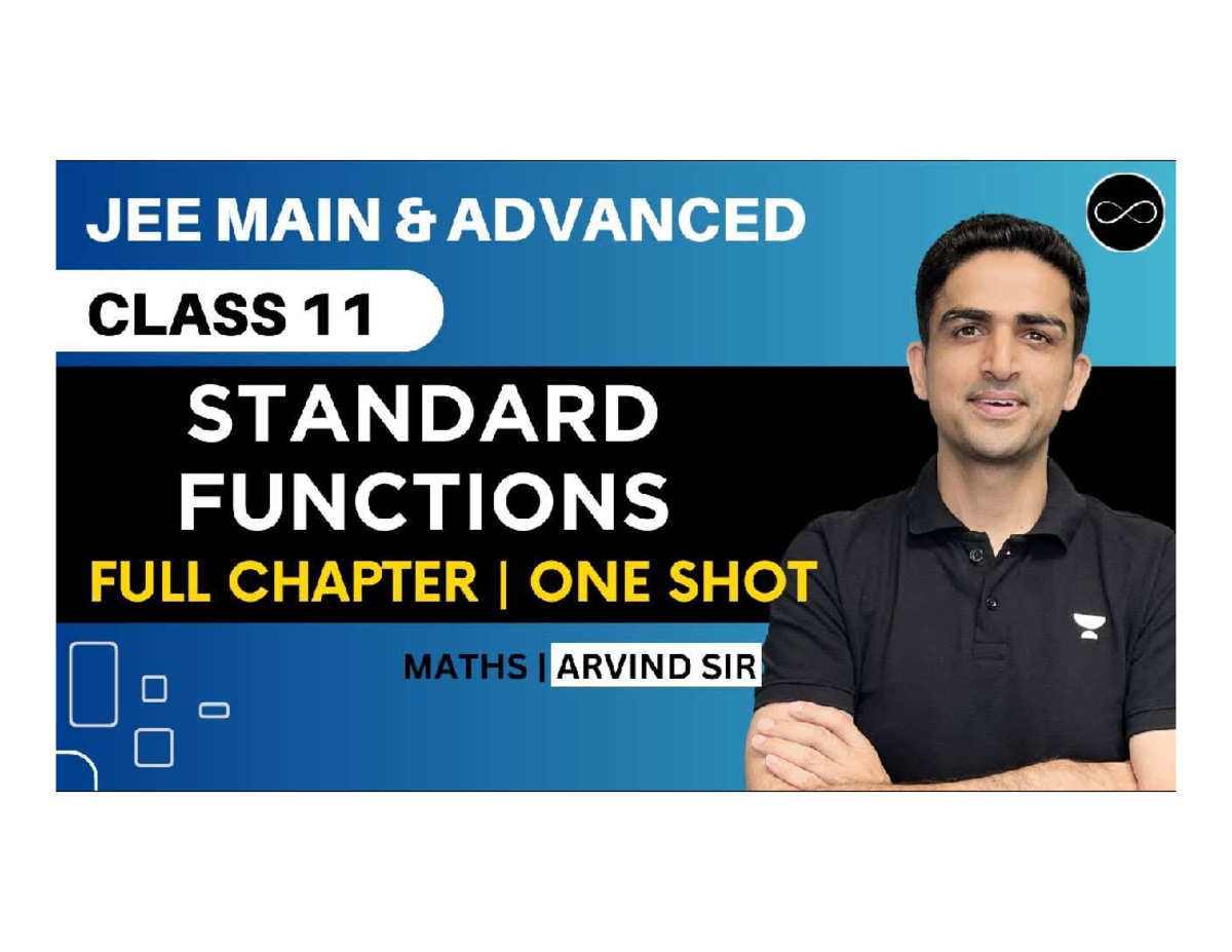 Standard Functions Overview: Modulus and Other Key Functions - Studocu