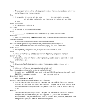 Sophia microeconomics unit 2 milestone - 1 27 / 27! that's 100% RETAKE ...