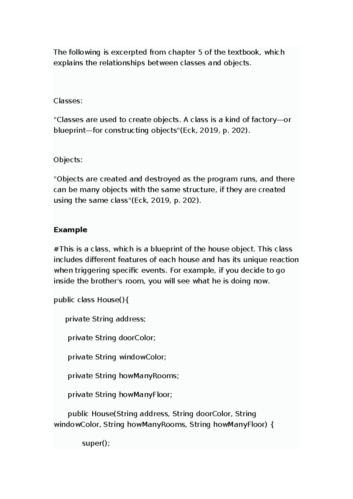 Discussion Forum: Understanding Classes & Objects in Unit 4 - Studocu