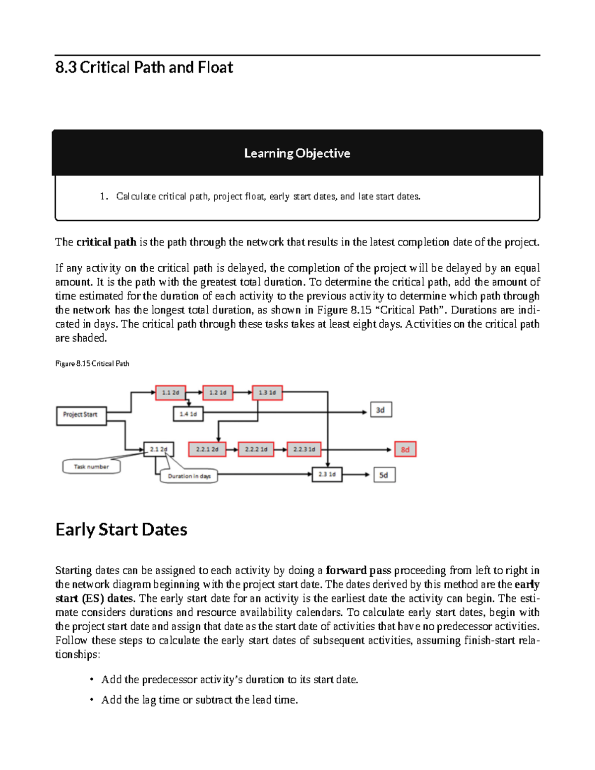 8 - Project Management: Critical Path & Float Analysis - Studocu