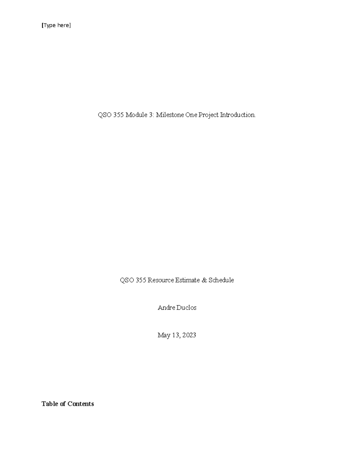 QSO 355 Final Project Part 1: Project Overview and Resources - Studocu