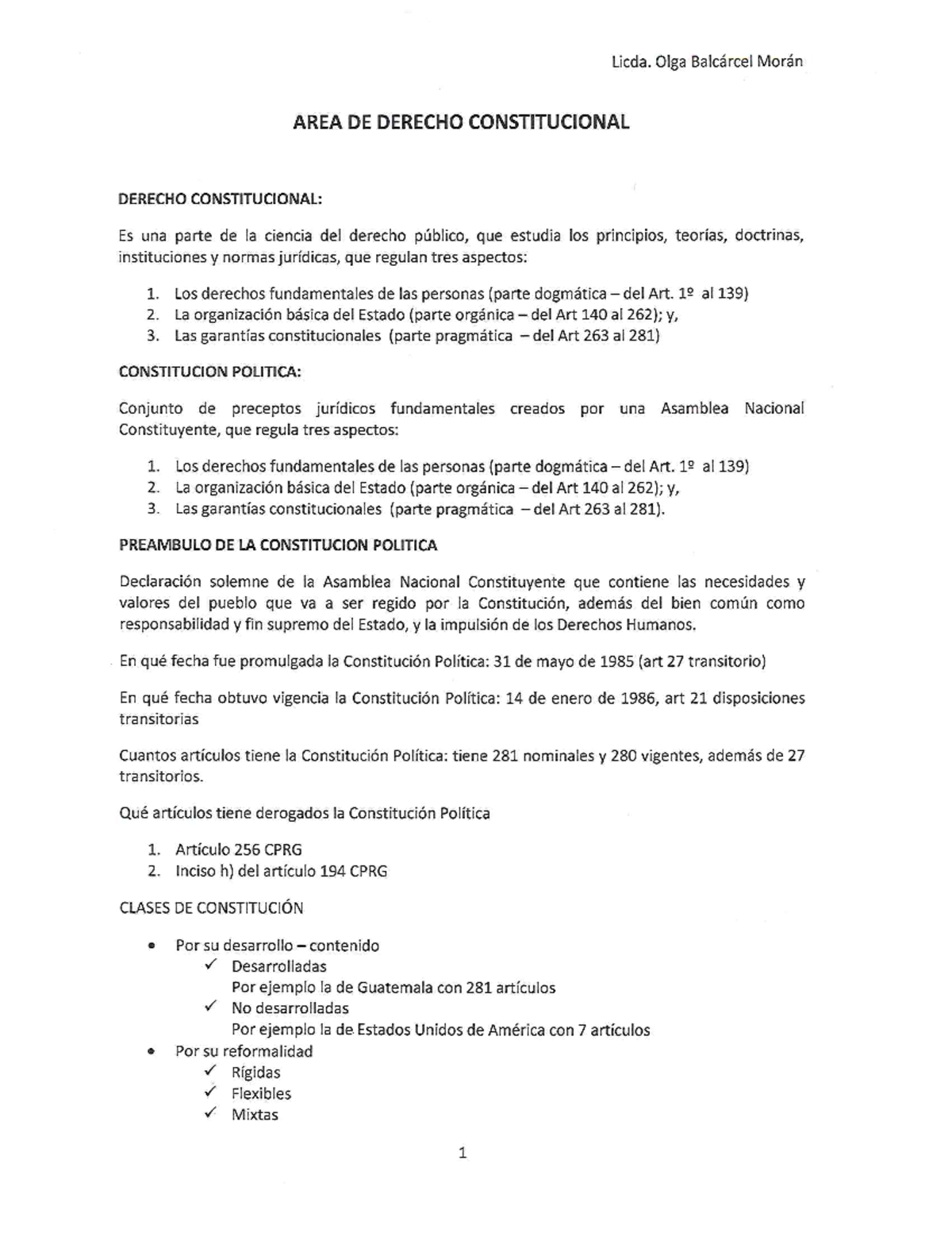 Derecho Constitucional y Administrativo: Material de Apoyo 2025 - Studocu