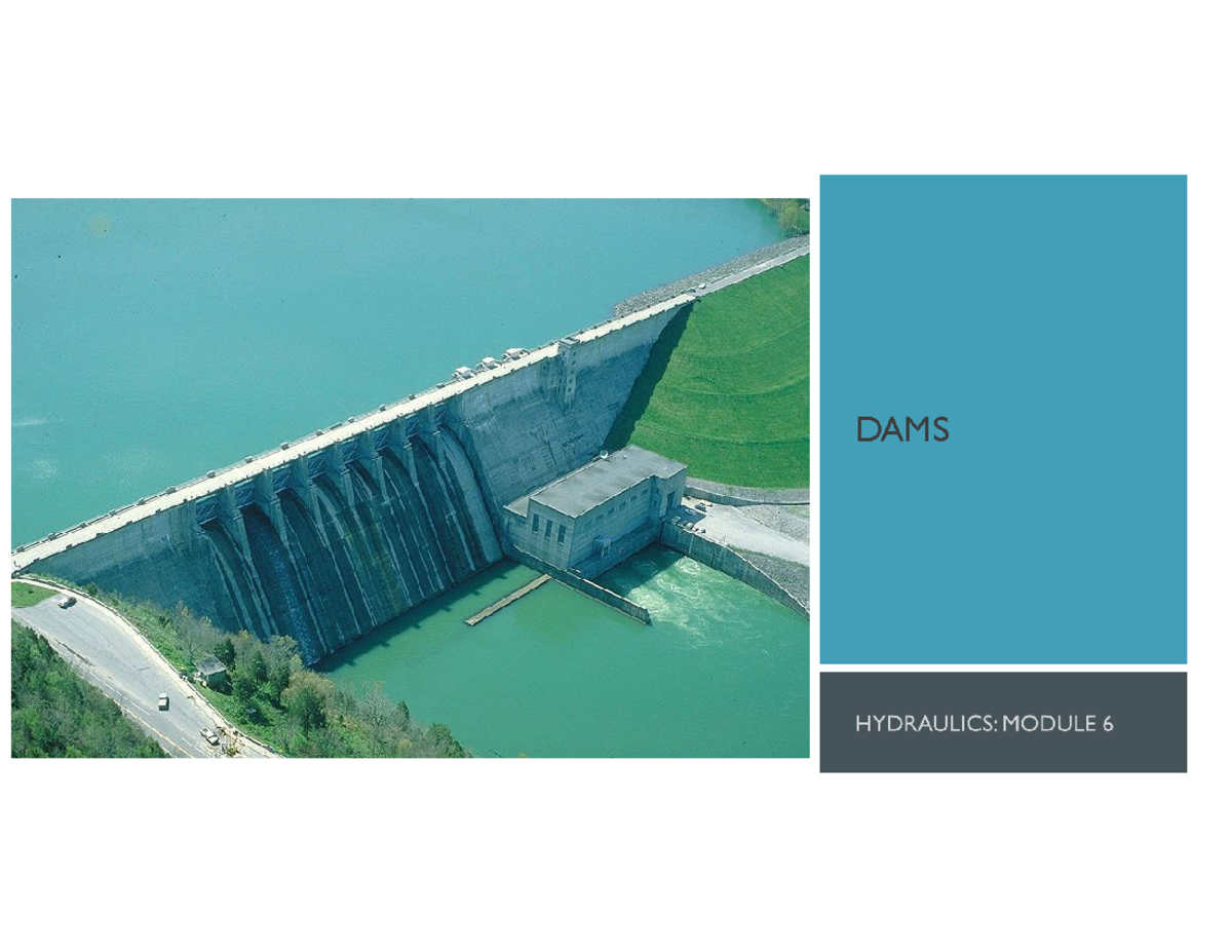 4 - Dams - Analysis and Safety Factors of Dams - Studocu