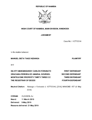 CC1 - Founding Statement of Close Corporation (Namibia) - Studocu