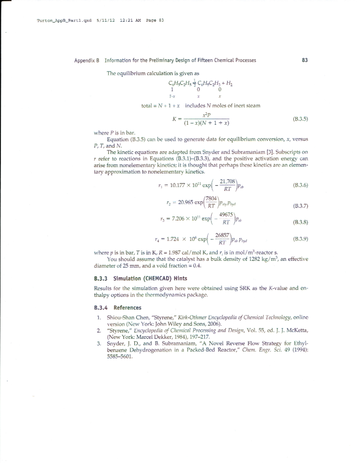 Appendix B: Turton Analysis for Course Codes - Studocu
