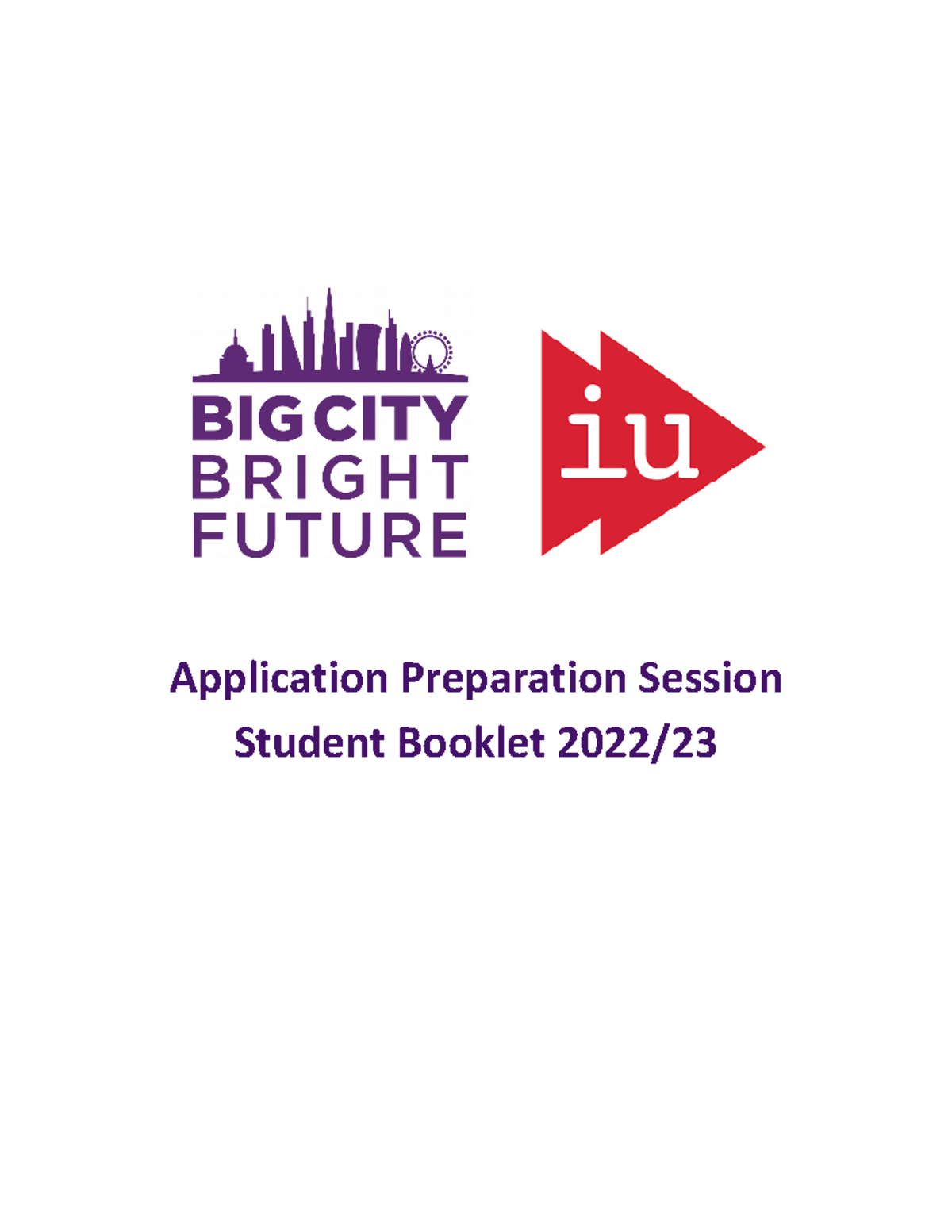 Student Booklet - BCBF Application Prep Session 2023 Guidelines - Studocu