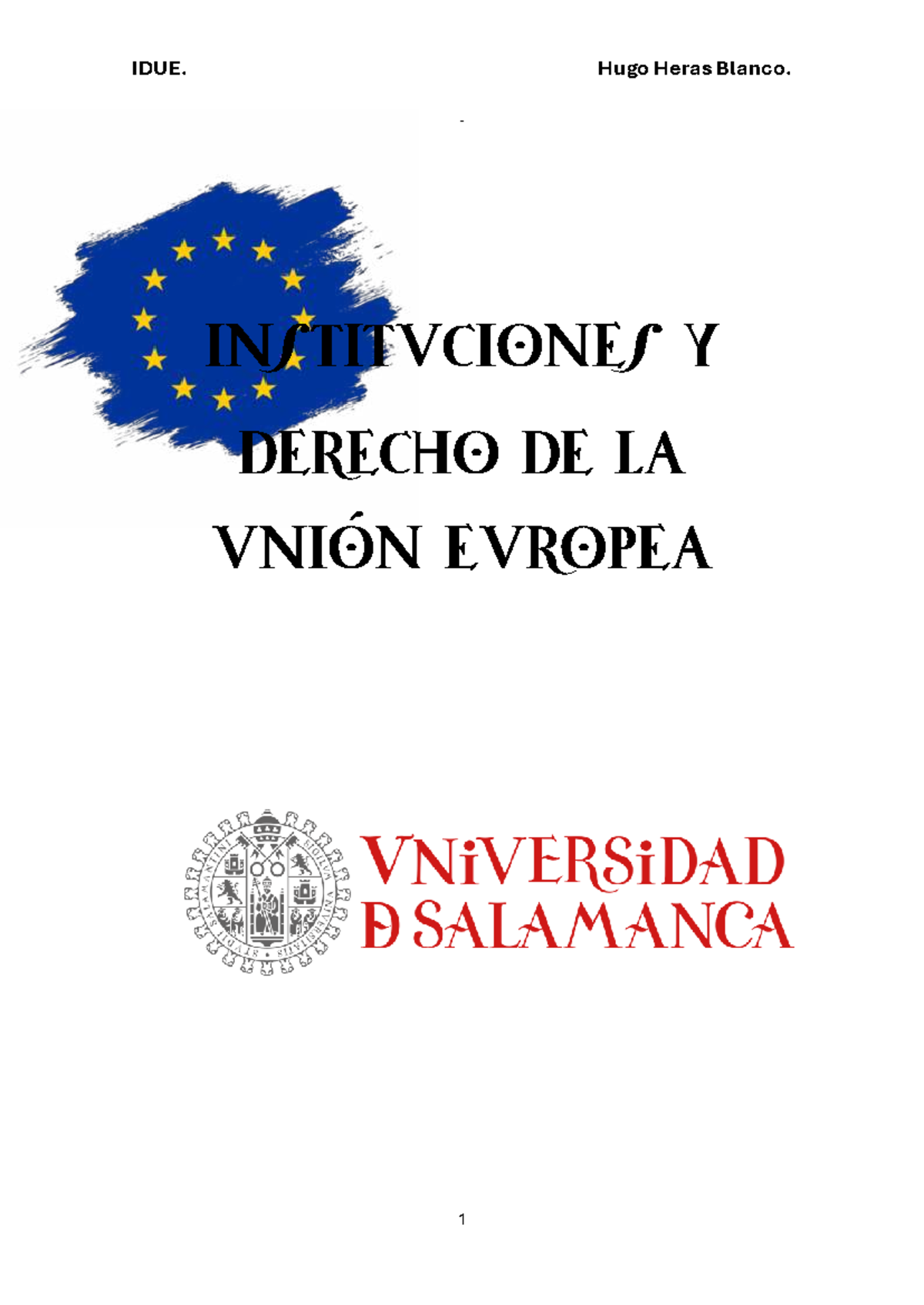 IDUE. Apuntes sobre Organizaciones Internacionales y la UE - Document Preview