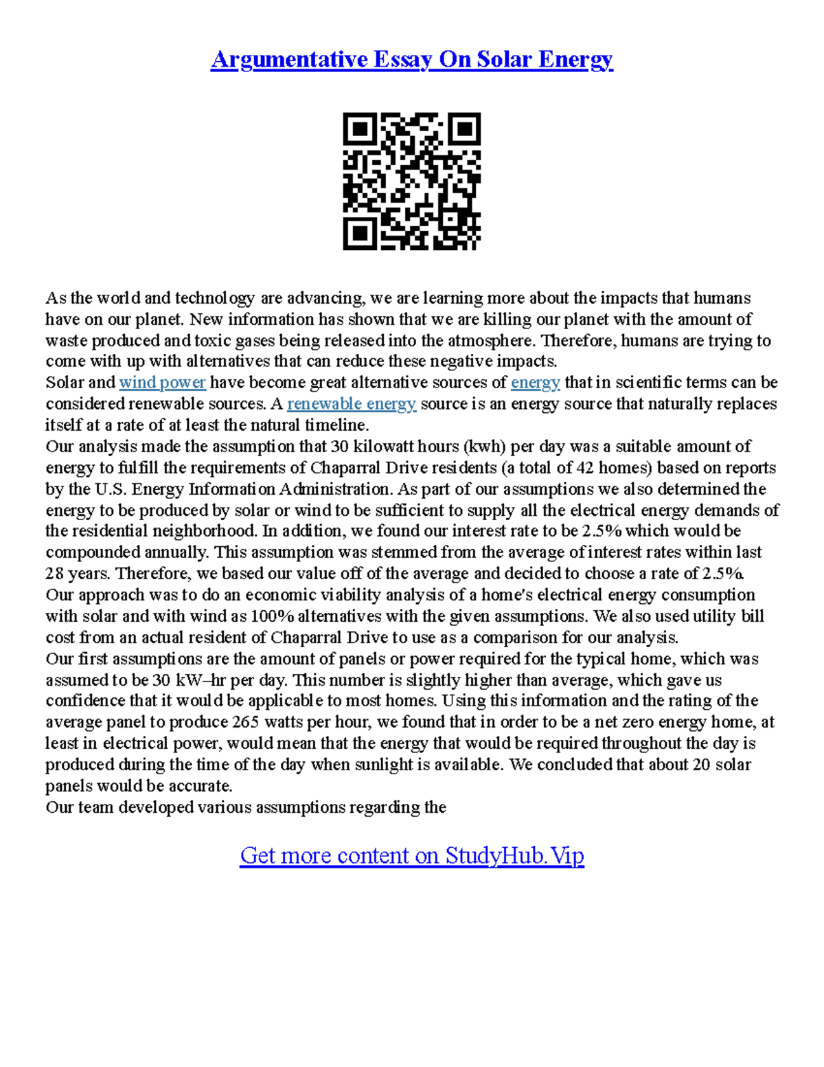 Solar Energy Essay: An In-Depth Analysis of Its Benefits and Future ...