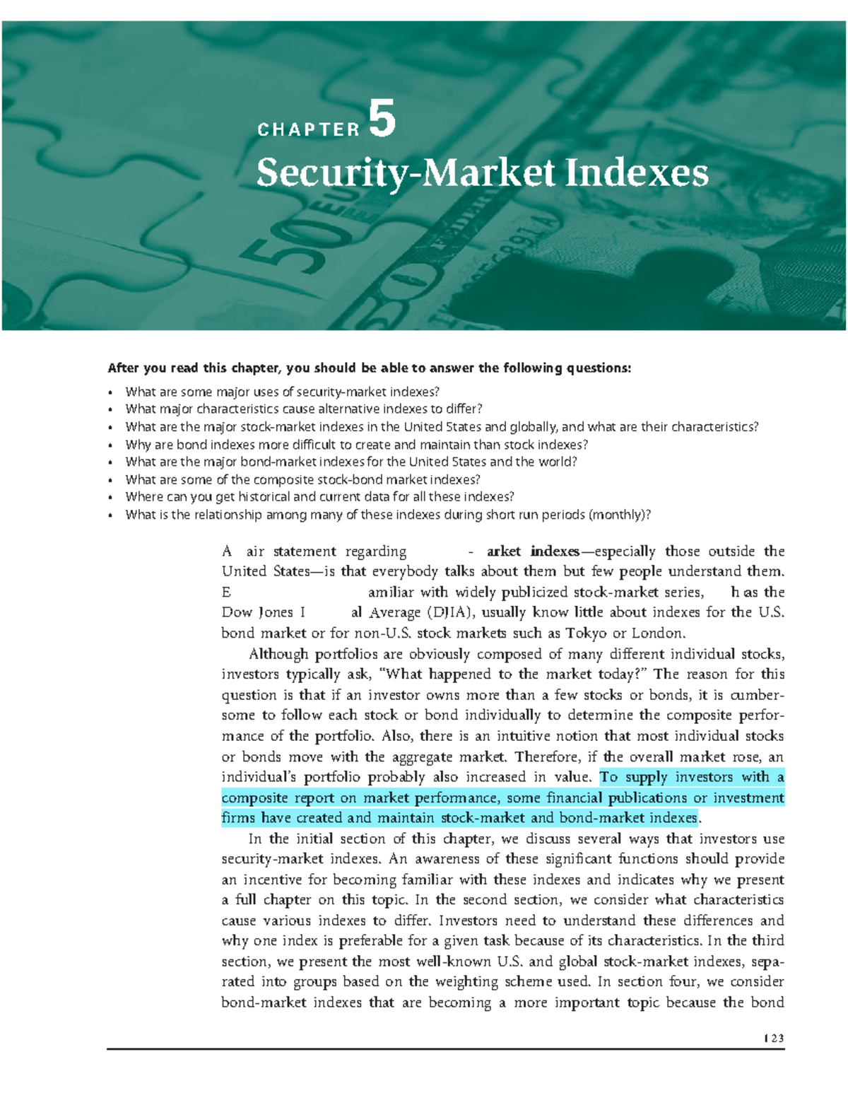 Chapter No 5 22032025 072523 am - C H A P T E R 5 Security-Market ...