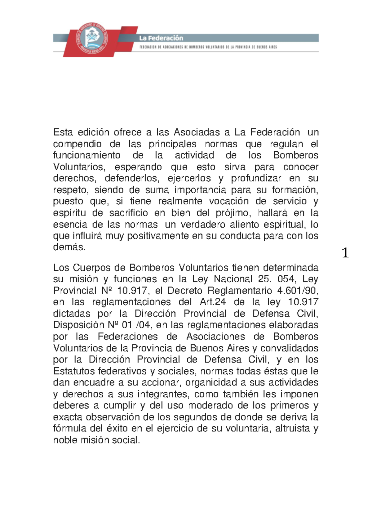Compendio de Normas para Bomberos Voluntarios - Leyes y Reglamentos - Document Preview