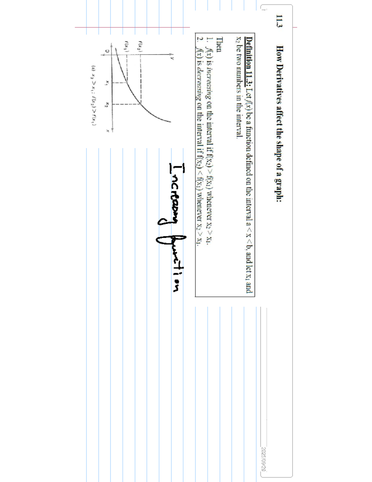 Mam151 20250929 - Derivatives and Graph Behavior Notes - Studocu