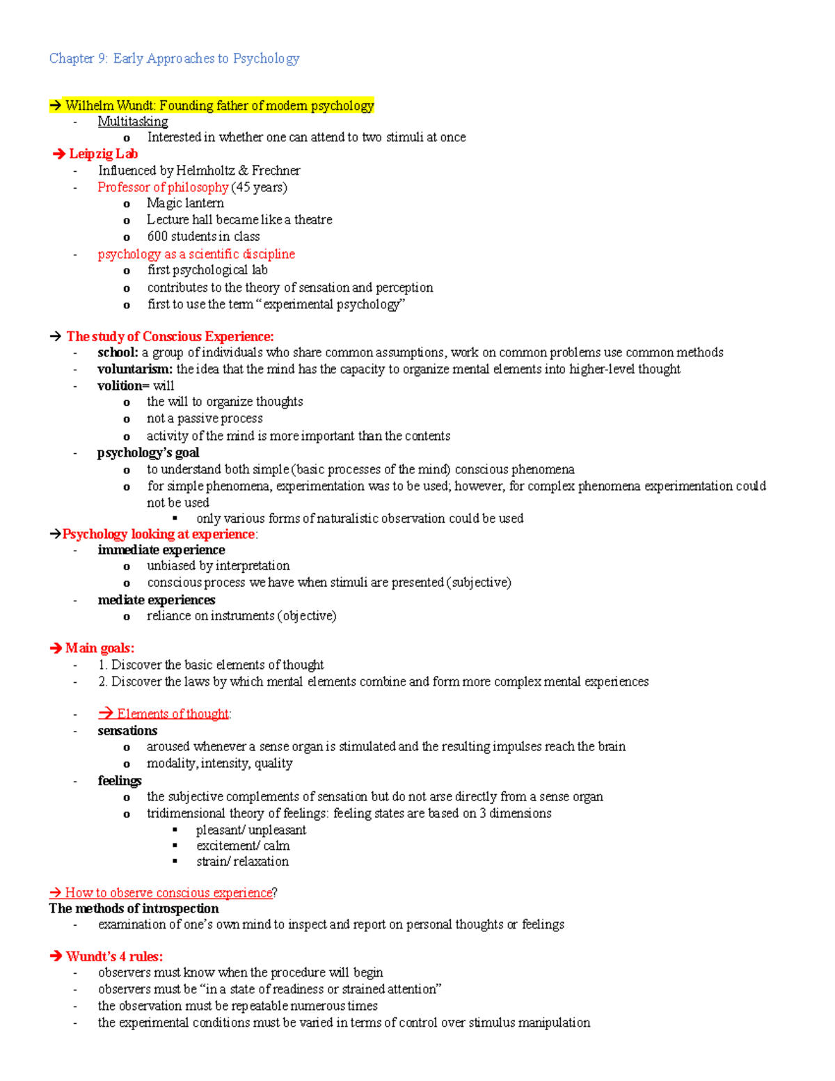 Final exam - Lecture notes 9-10-11-12-13-14 - Chapter 9: Early ...