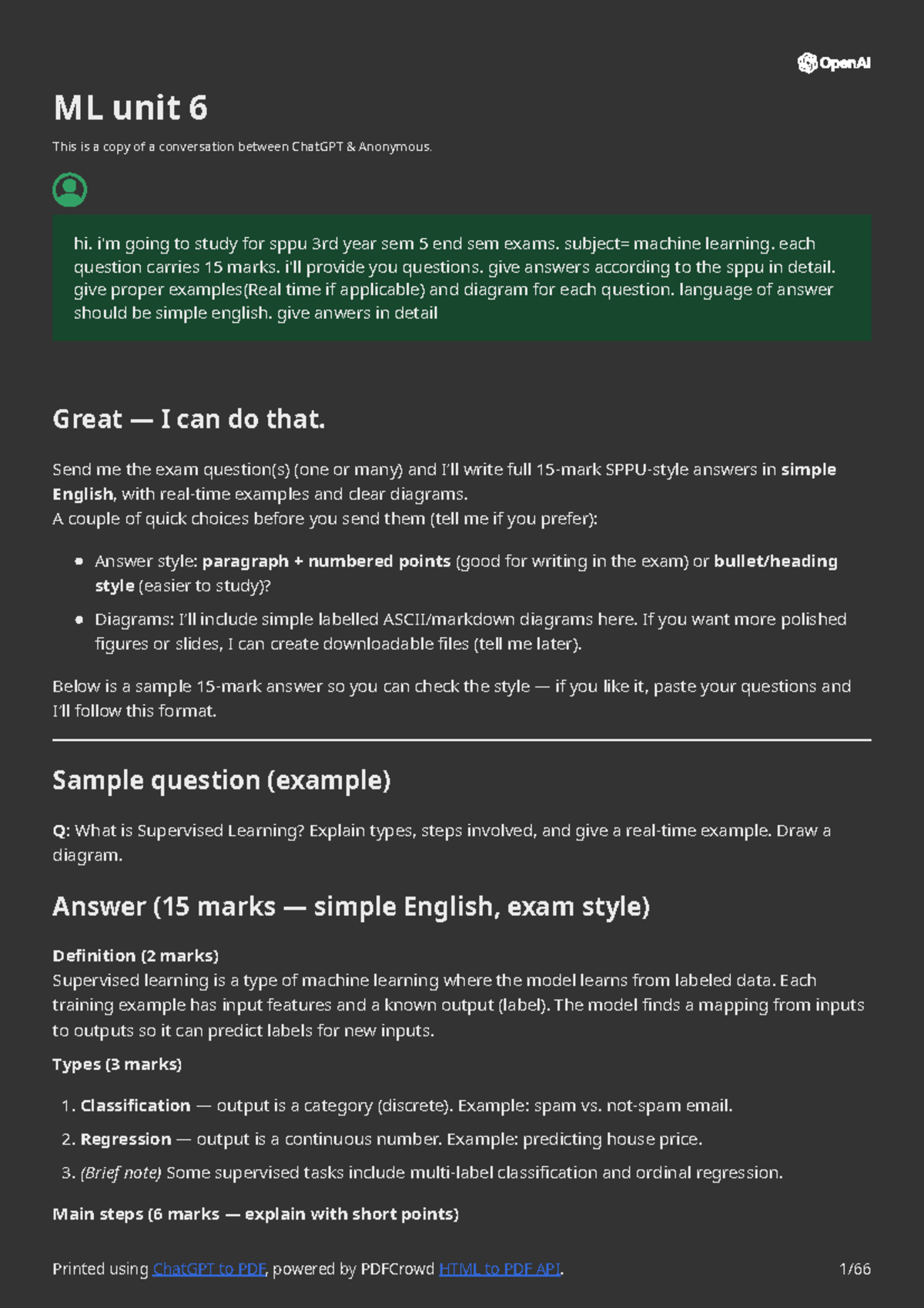 ML Unit 6: Detailed Study Notes for SPPU Machine Learning End Sem Exam ...