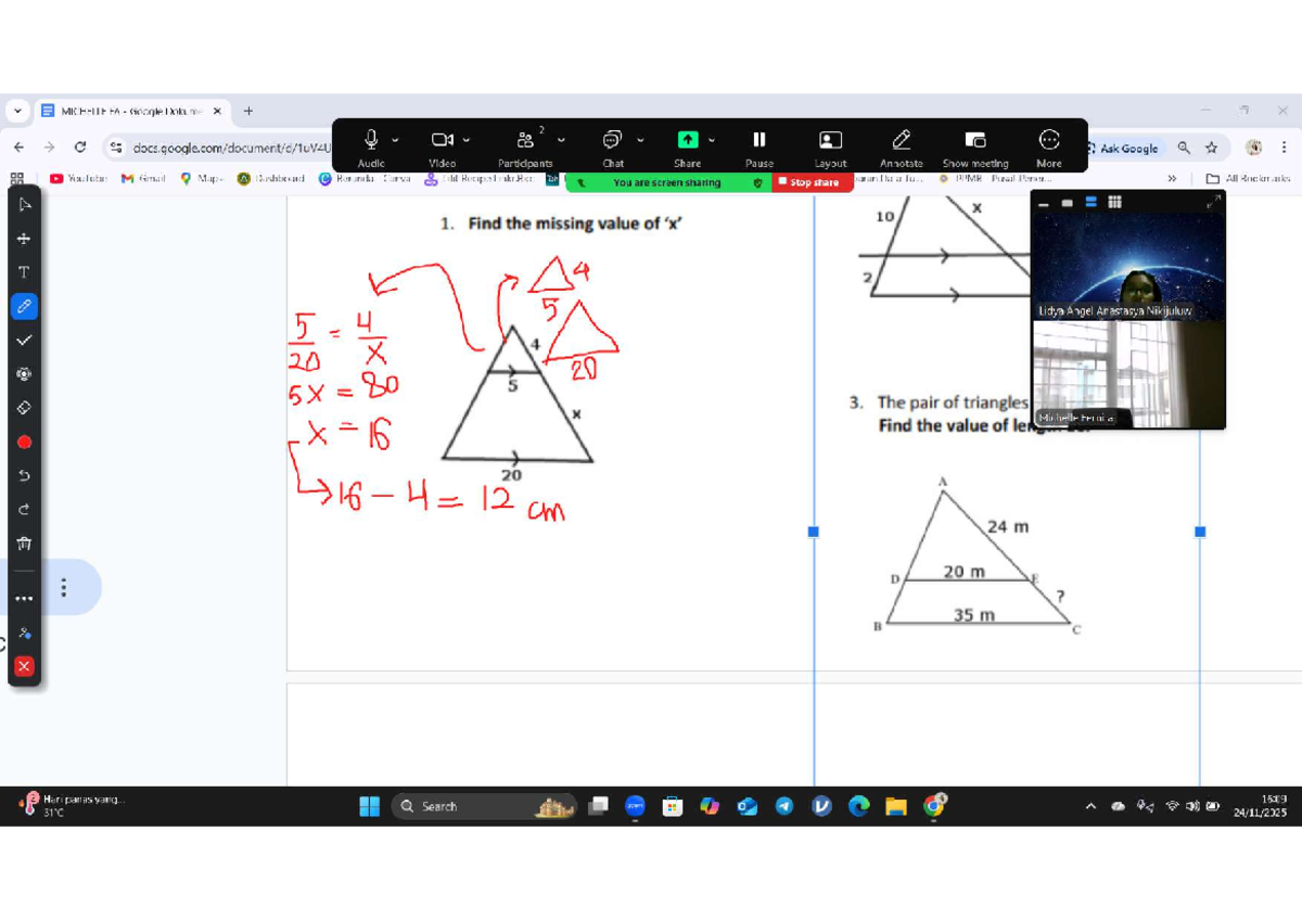 Michelle MATH FA - Math Similarity and Congruence - MICHELLE FA Google ...