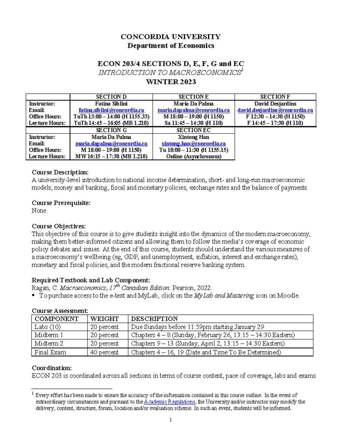 Econ 203 Final Exam Mock: Key Concepts and Questions - Studocu