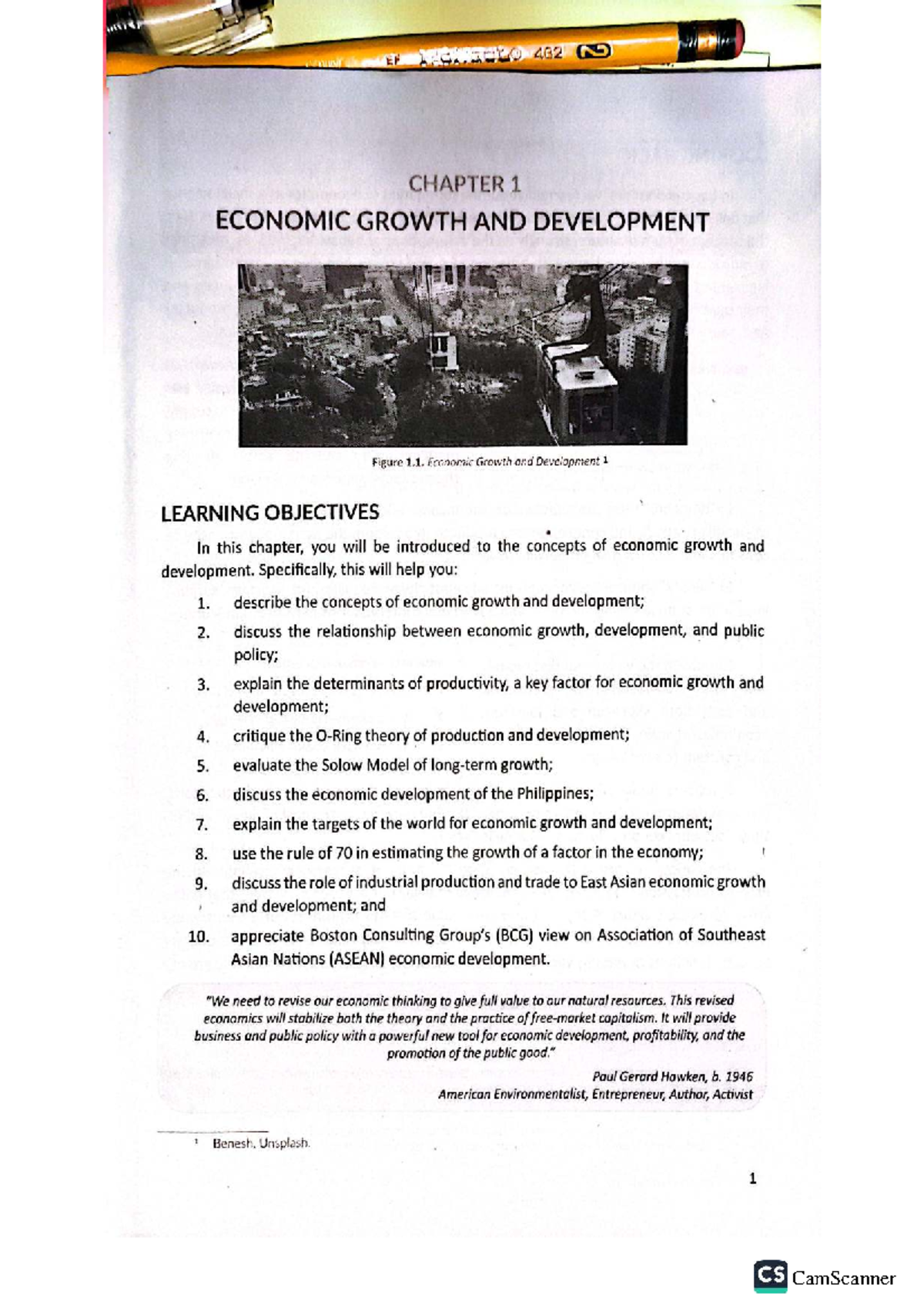 482 ECONOMIC GROWTH AND DEVELOPMENT - CHAPTER 1 OVERVIEW - Studocu