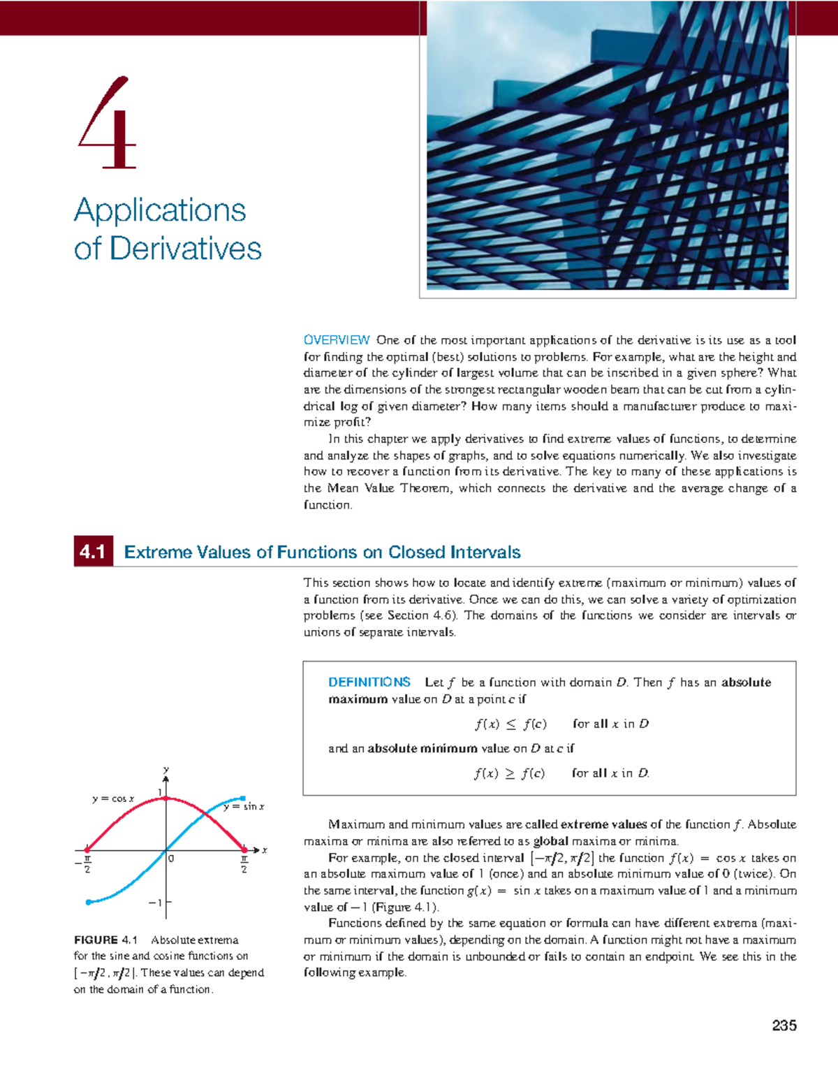 calculus tomas 15th_4 - 235 ####### OVERVIEW One of the most important ...