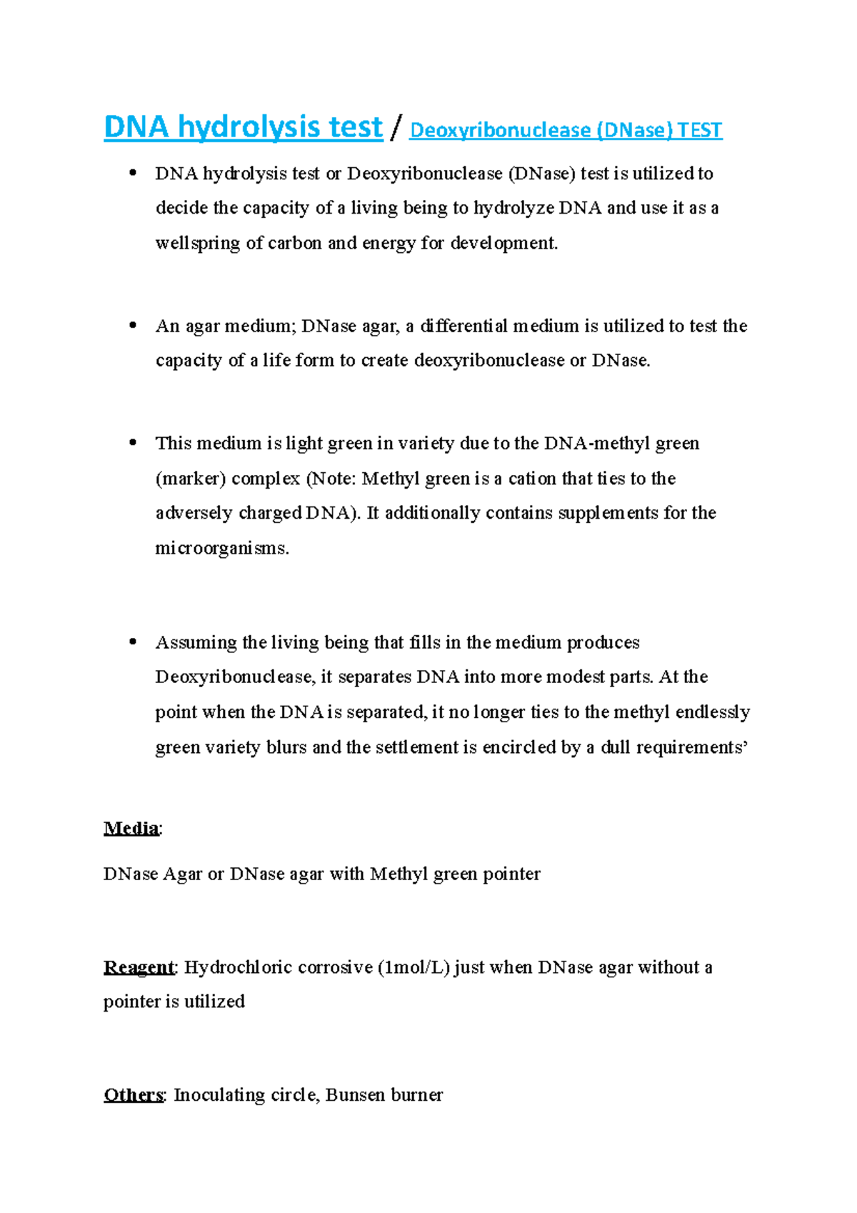 What Is Dnase Test