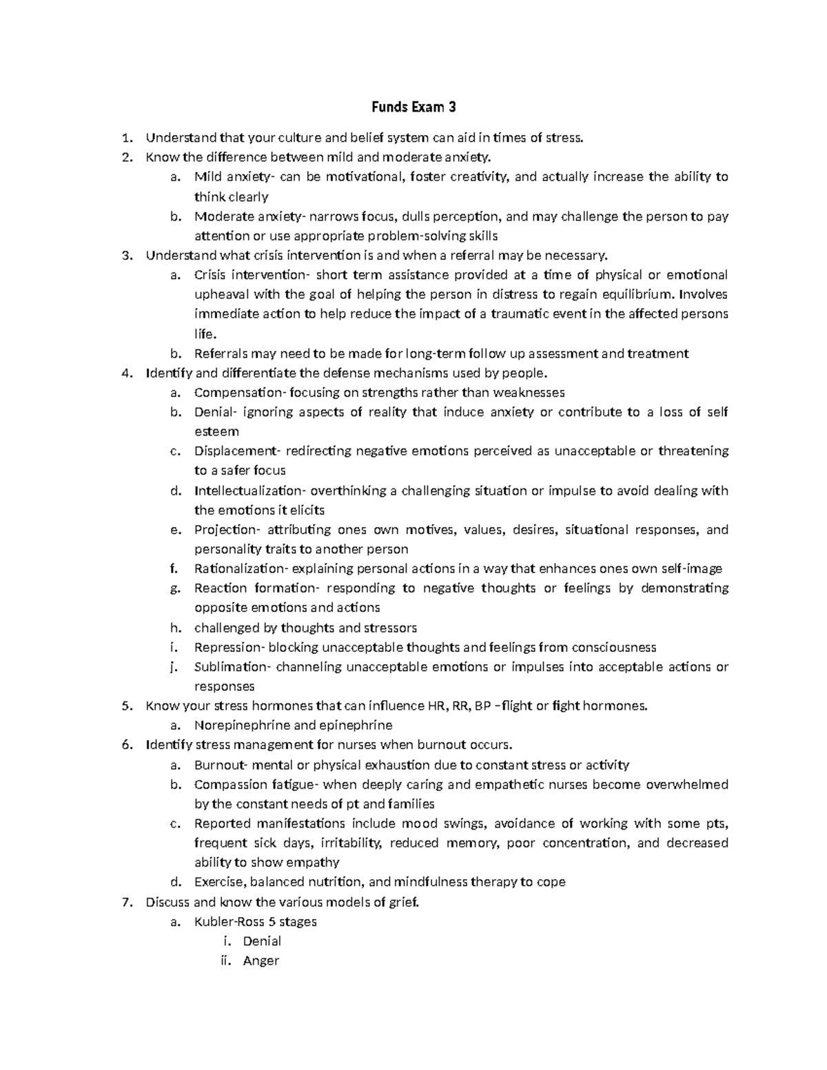 Funds Exam 3 - Key Concepts and Notes for Success - Studocu